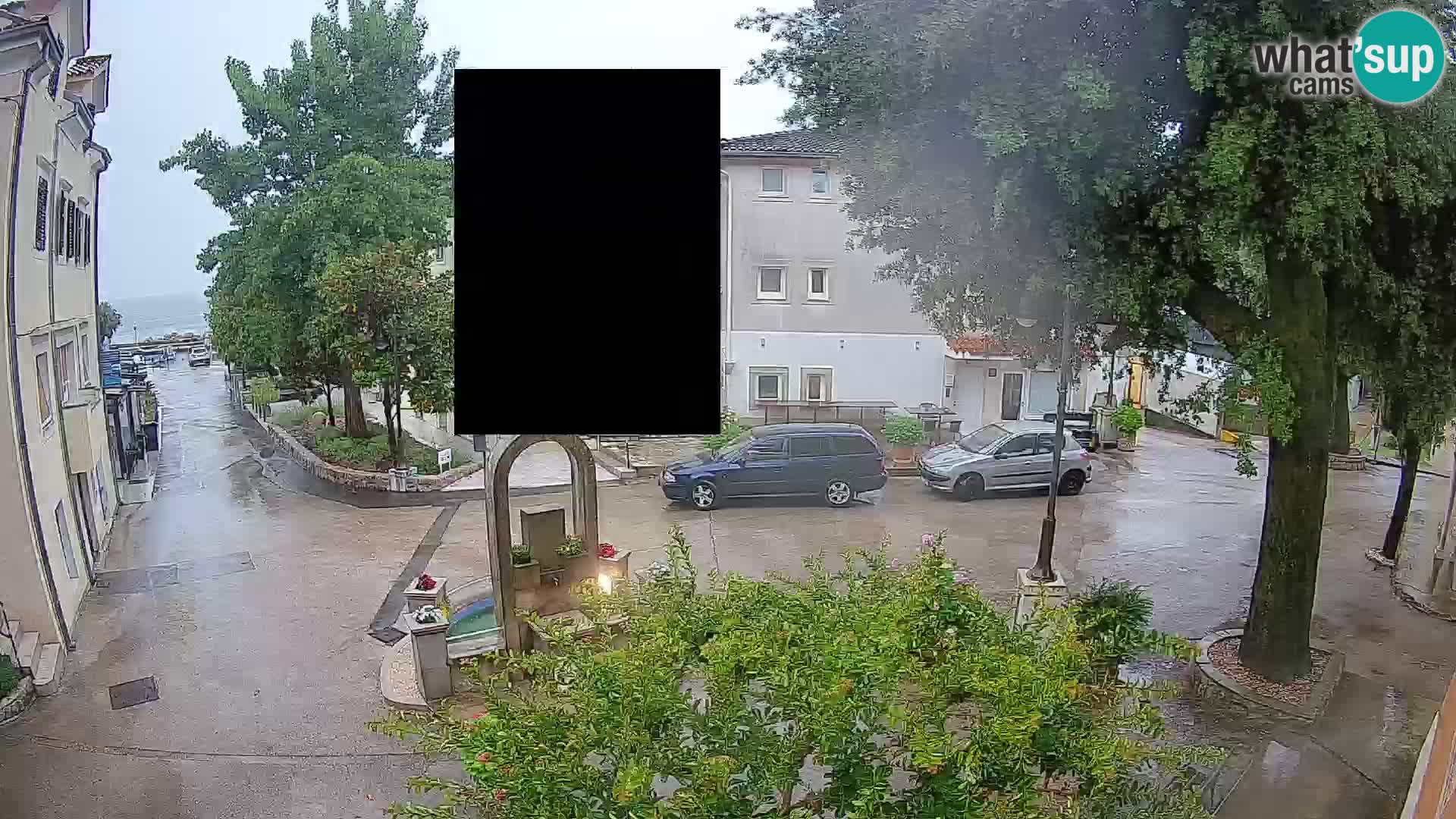 Webcam Centre de Mošćenička Draga – Vue en direct du centre-ville