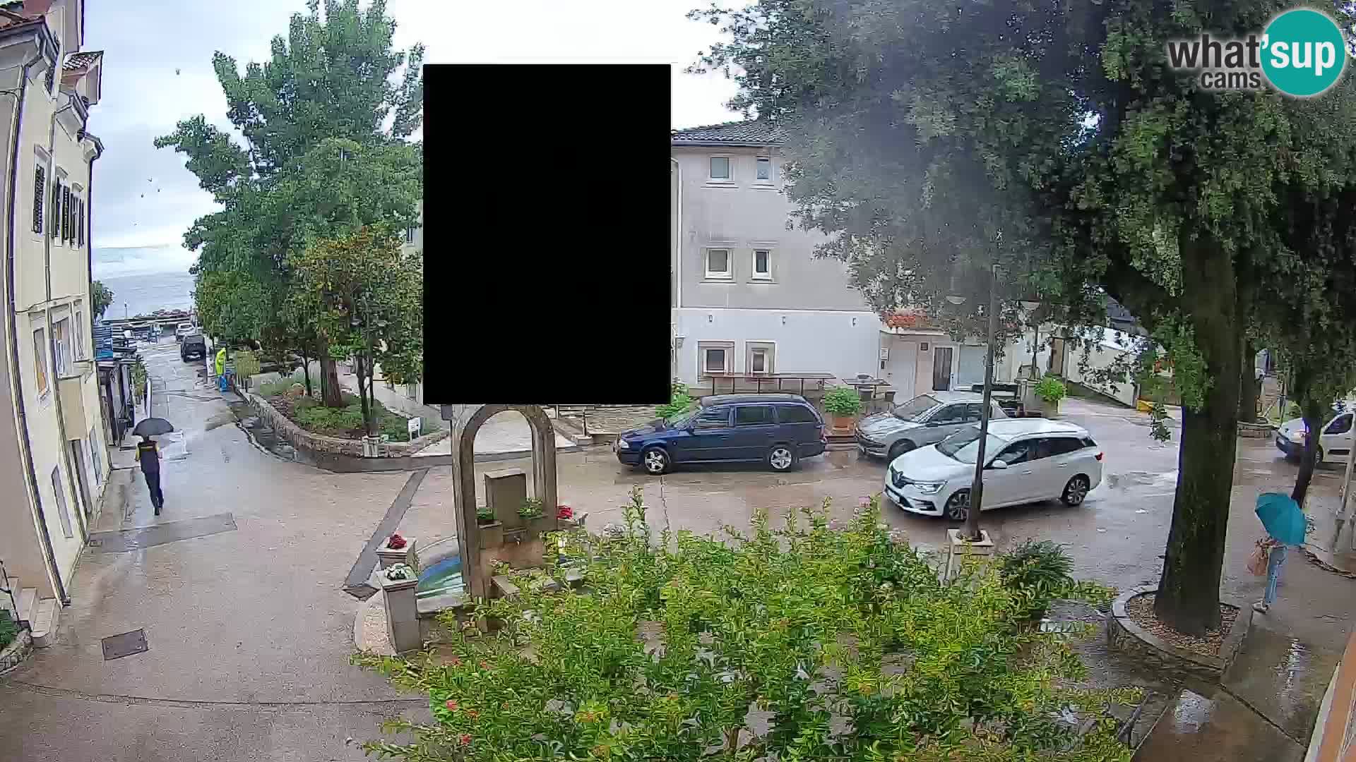 Webcam Mošćenička Draga Zentrum – Liveblick auf das Ortszentrum