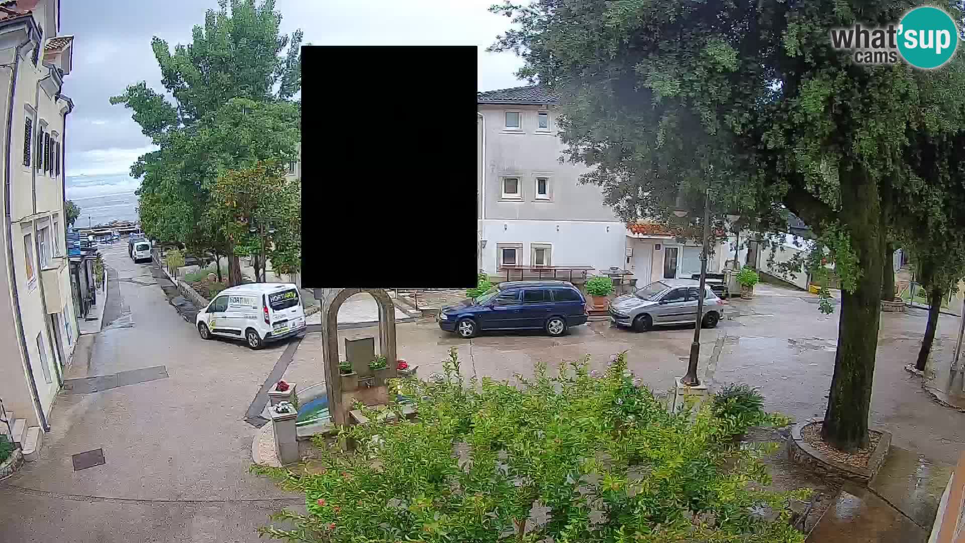Webcam Centre de Mošćenička Draga – Vue en direct du centre-ville