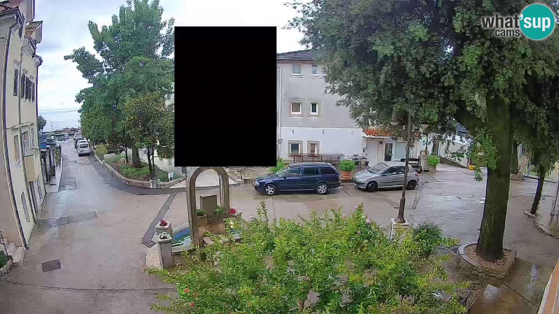 Webcam Mošćenička Draga Center – Live View of the Town Center