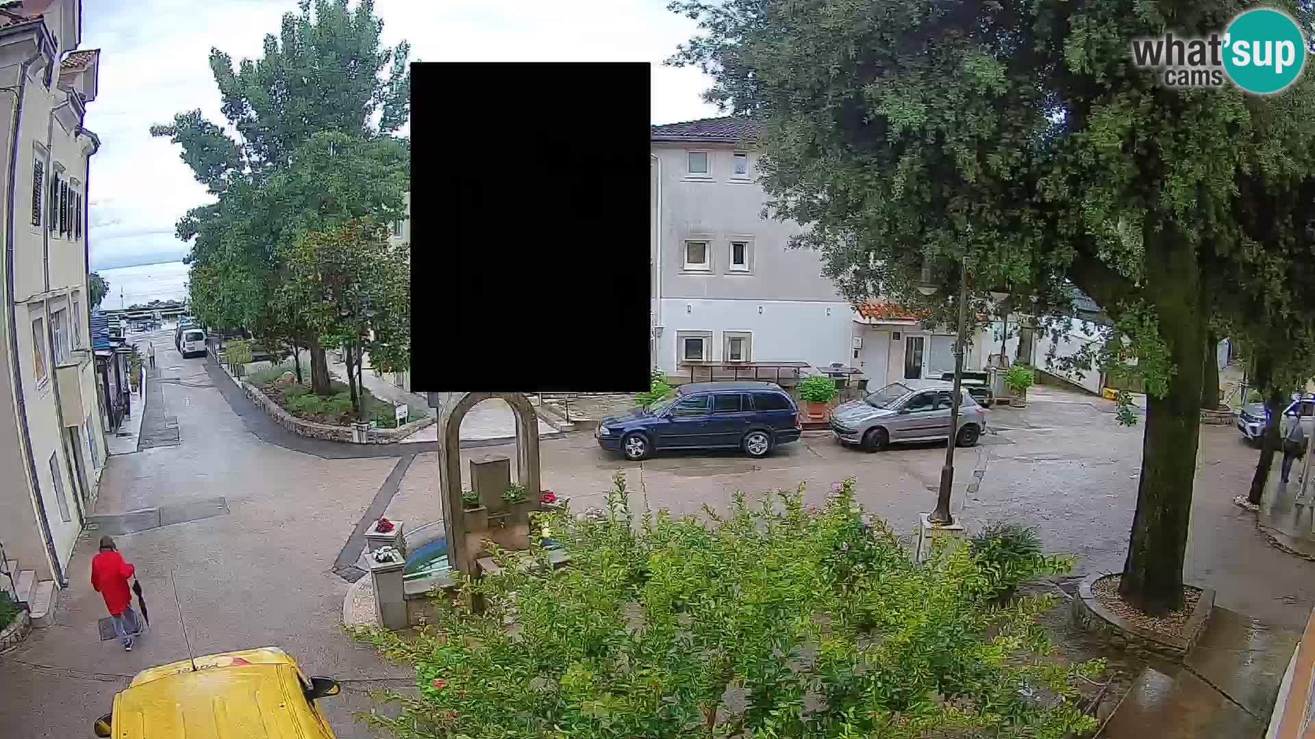 Webcam Mošćenička Draga Zentrum – Liveblick auf das Ortszentrum