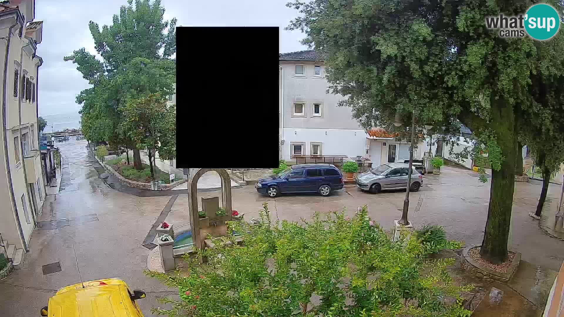Webcam Centre de Mošćenička Draga – Vue en direct du centre-ville