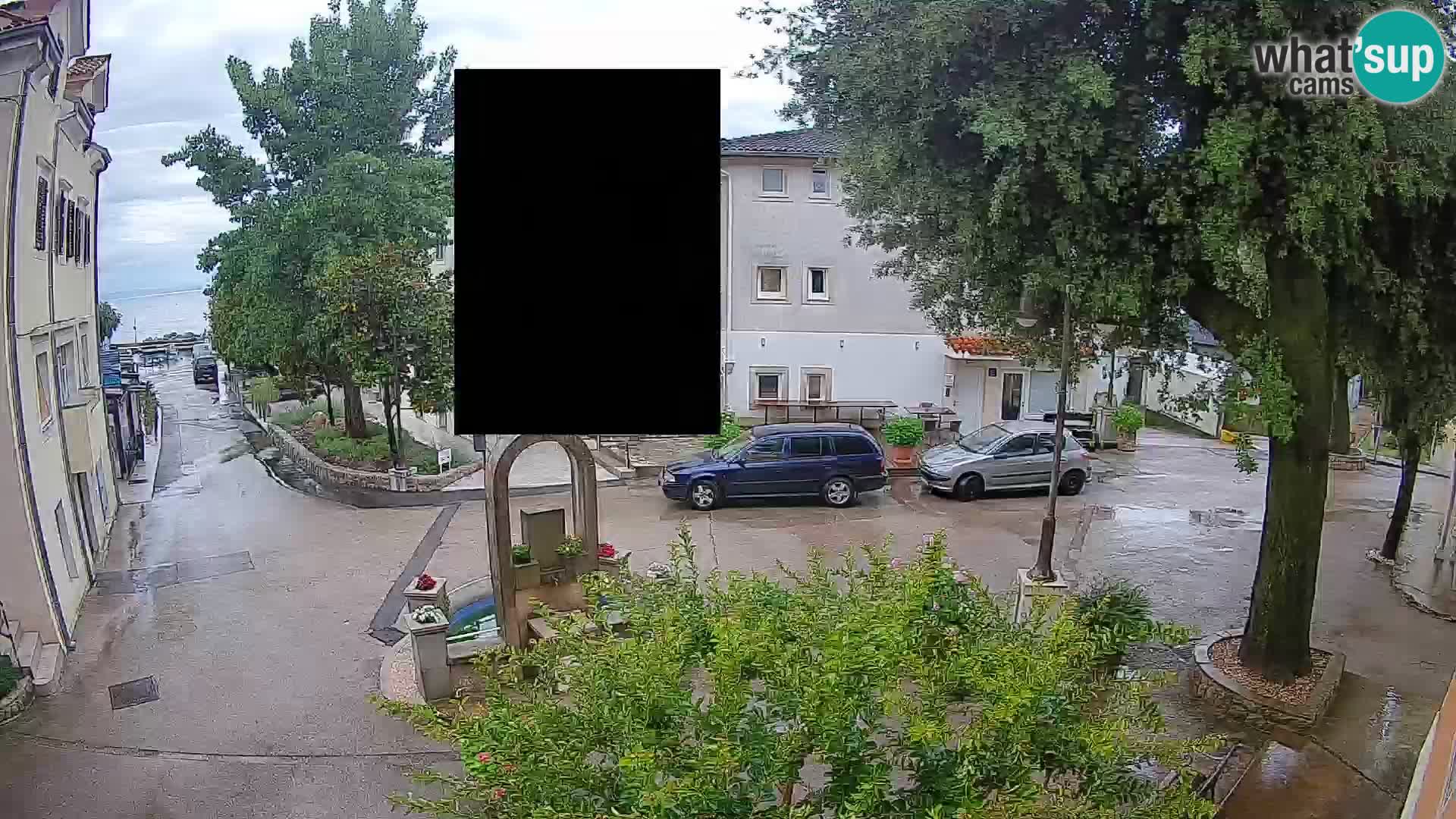 Webcam Mošćenička Draga Center – Live View of the Town Center