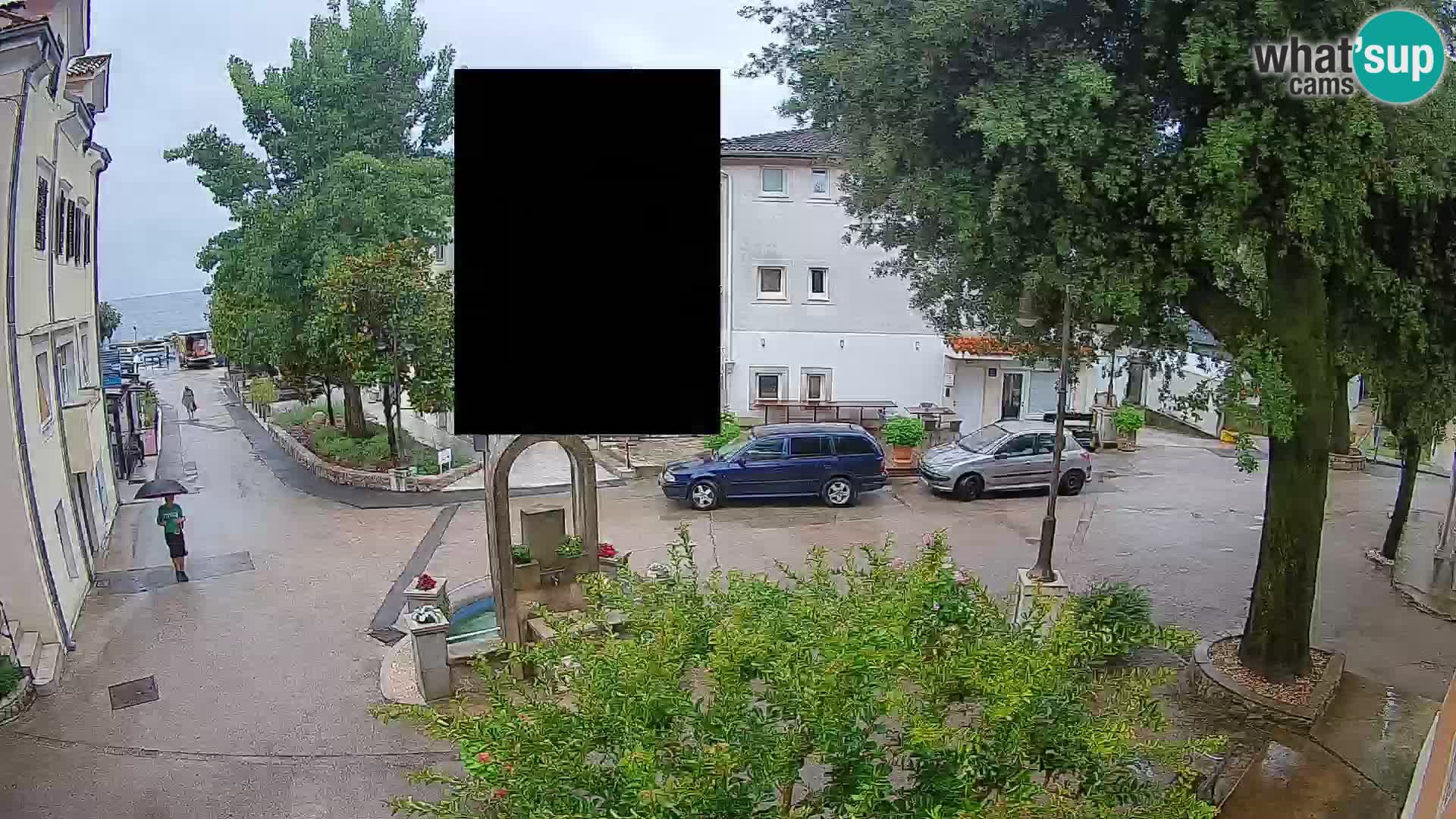 Webcam Centre de Mošćenička Draga – Vue en direct du centre-ville
