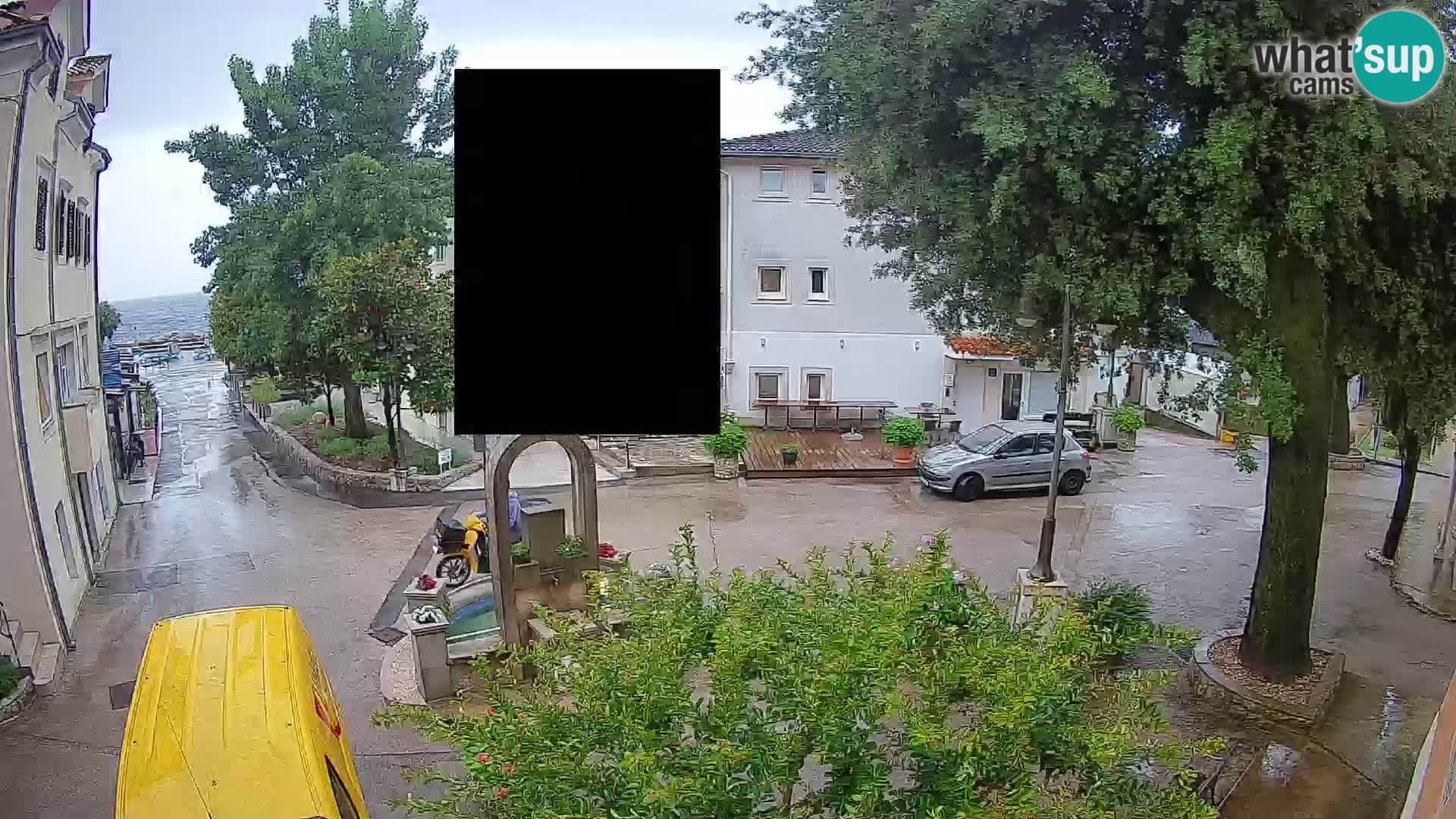 Webcam Centre de Mošćenička Draga – Vue en direct du centre-ville