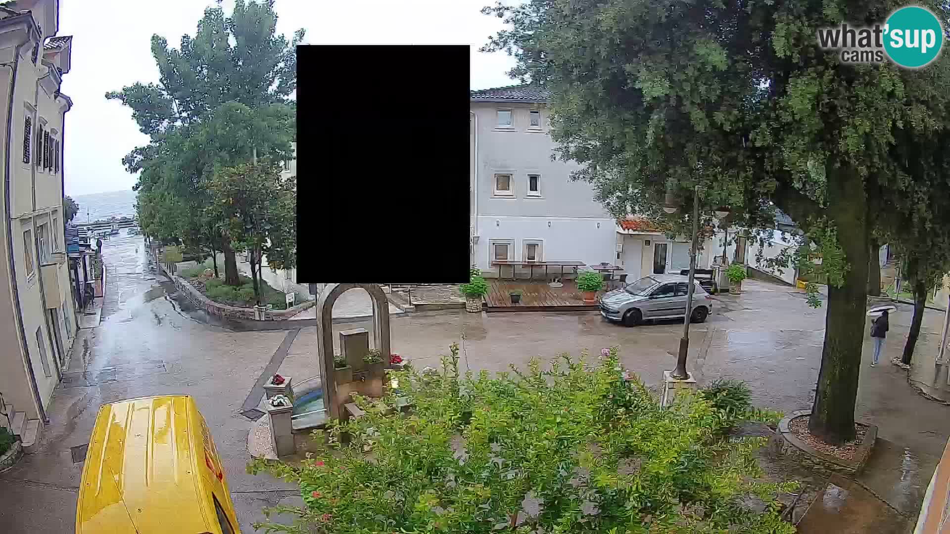 Webcam Mošćenička Draga Center – Live View of the Town Center