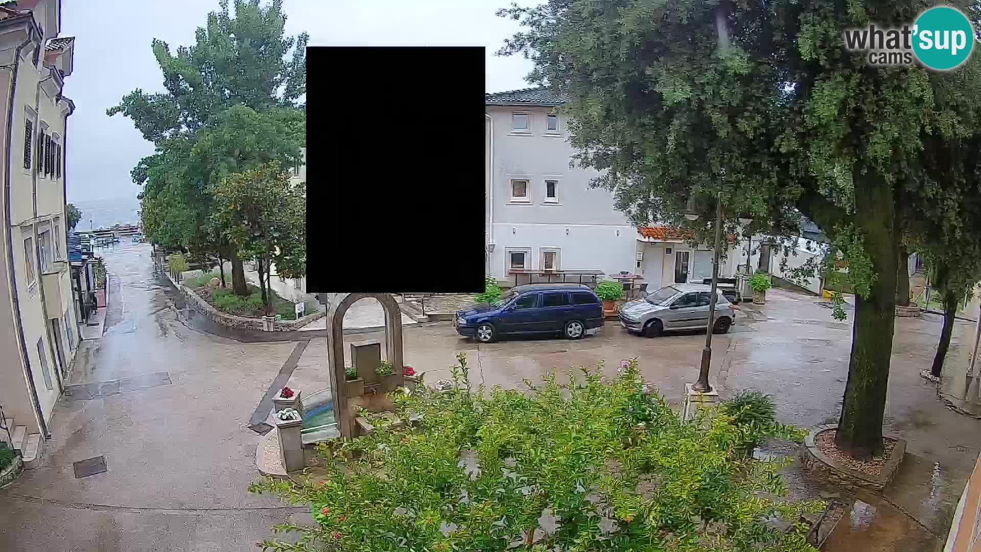 Webcam centre de Mošćenička Draga – Vue en direct du centre-ville