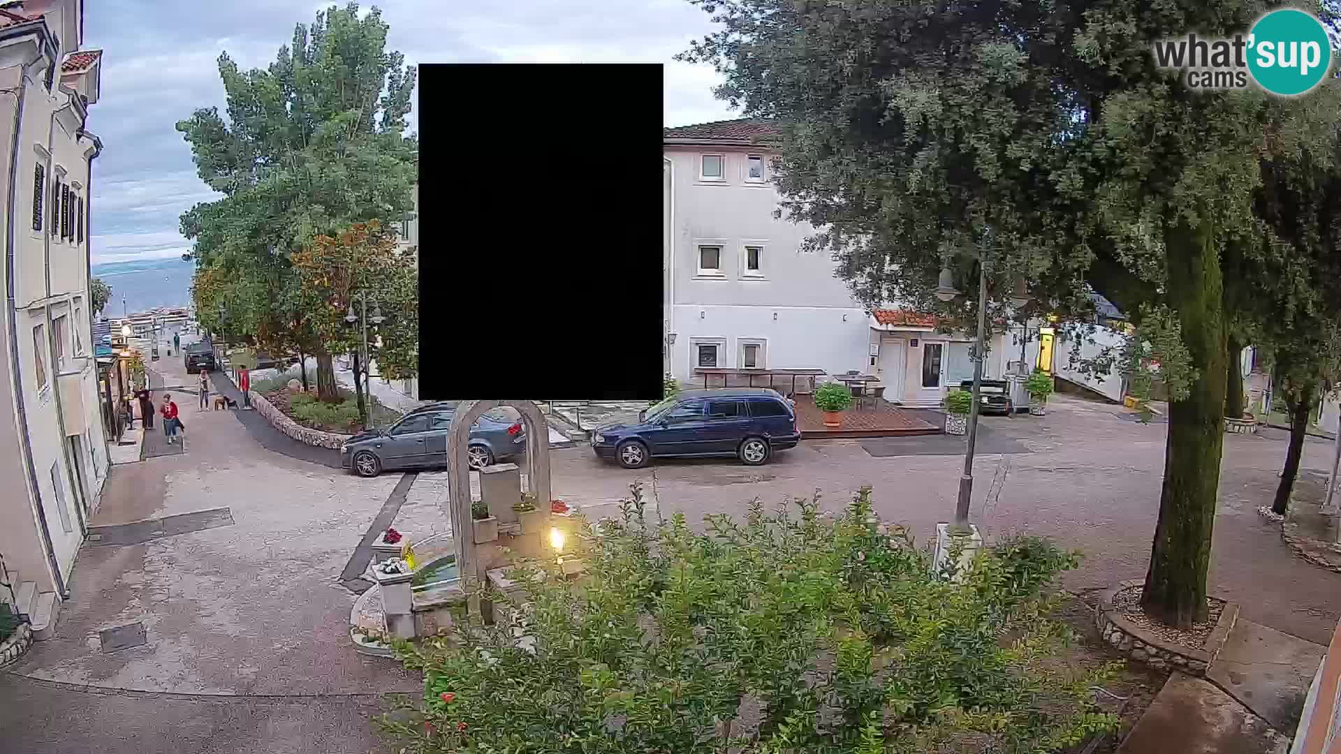 Webcam Mošćenička Draga Zentrum – Liveblick auf das Ortszentrum