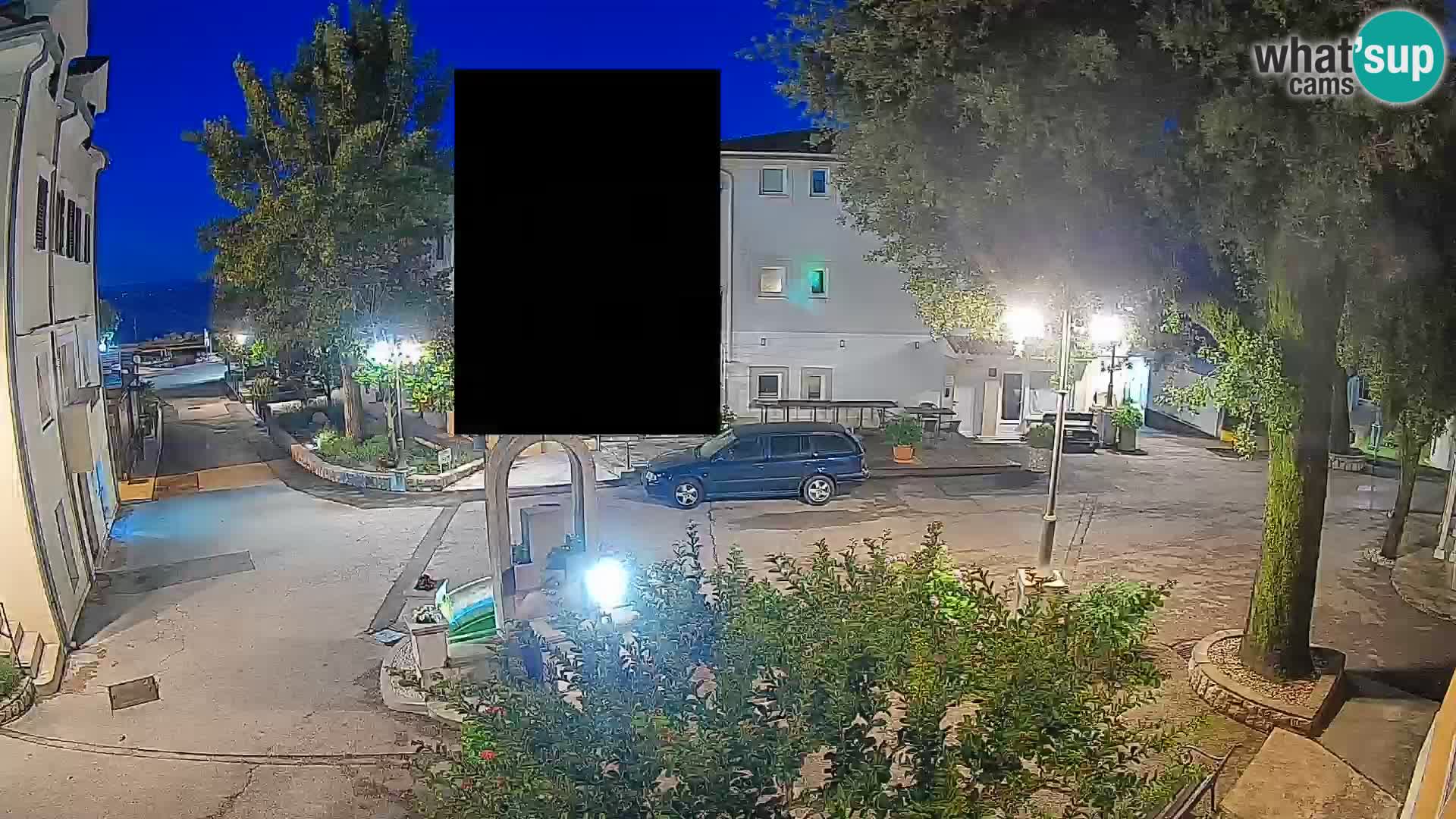 Webcam Centre de Mošćenička Draga – Vue en direct du centre-ville