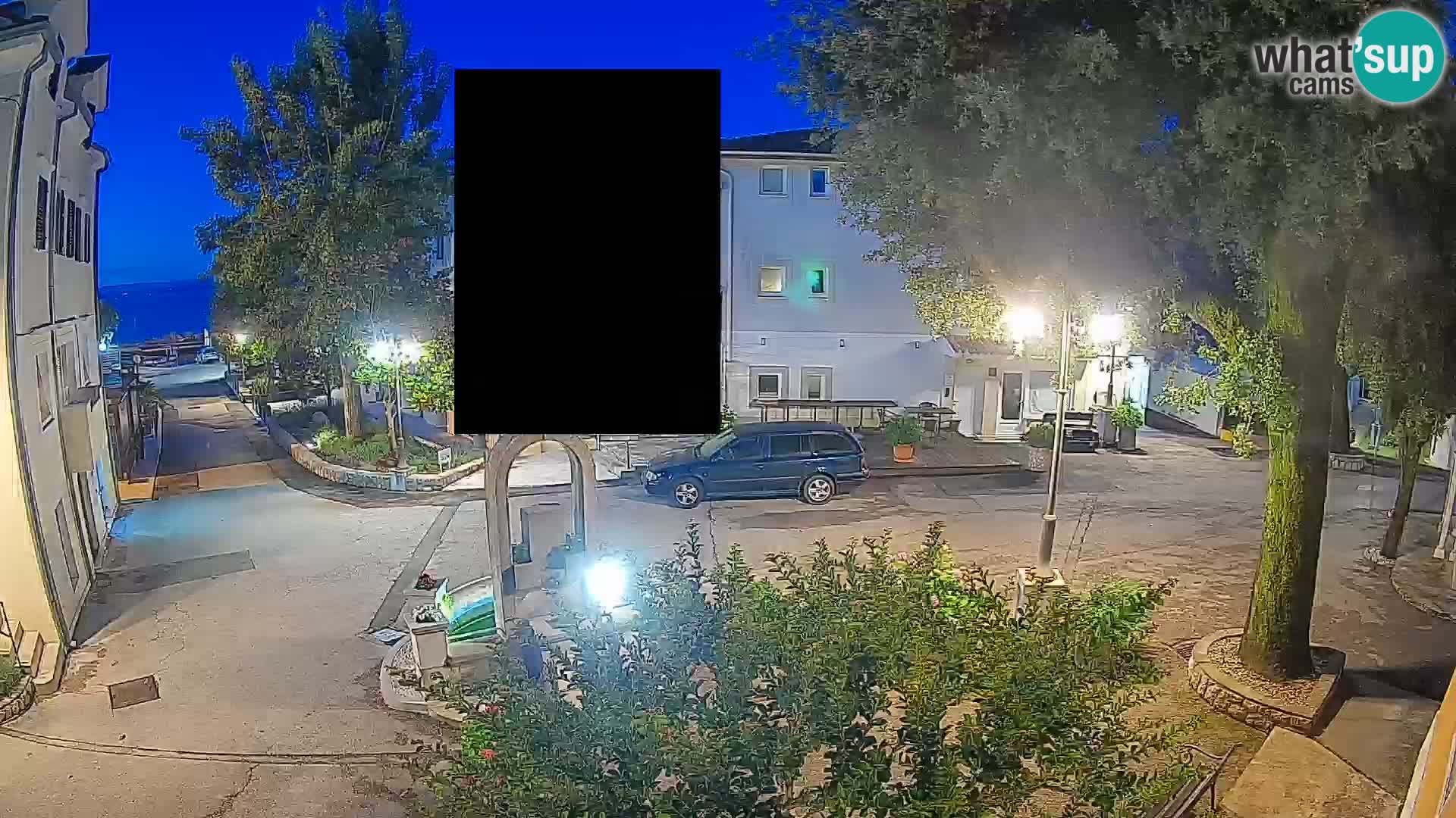 Webcam Mošćenička Draga Zentrum – Liveblick auf das Ortszentrum