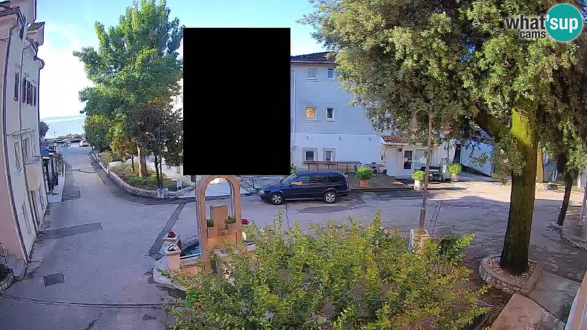 Webcam Centre de Mošćenička Draga – Vue en direct du centre-ville