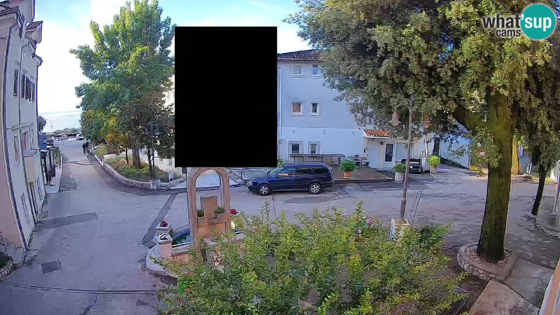 Webcam Mošćenička Draga Center – Live View of the Town Center
