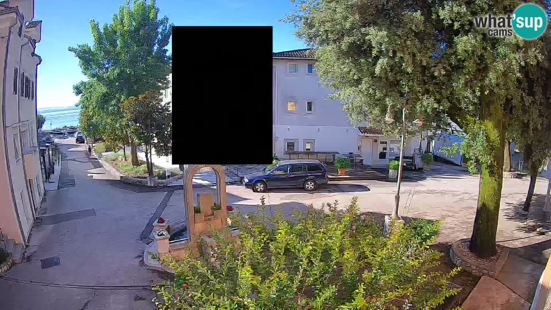 Webcam Mošćenička Draga Center – Live View of the Town Center