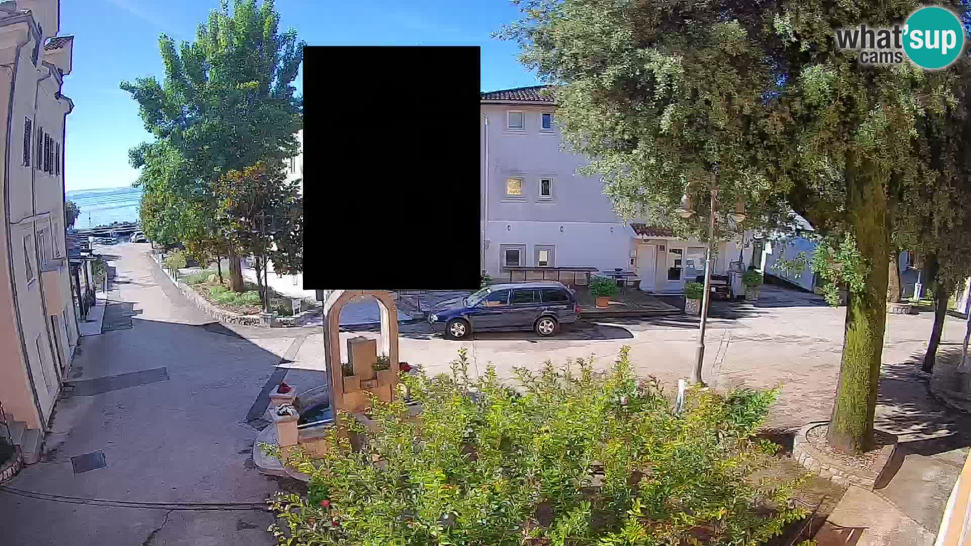 Webcam Centro Draga di Moschiena – Vista live sul centro