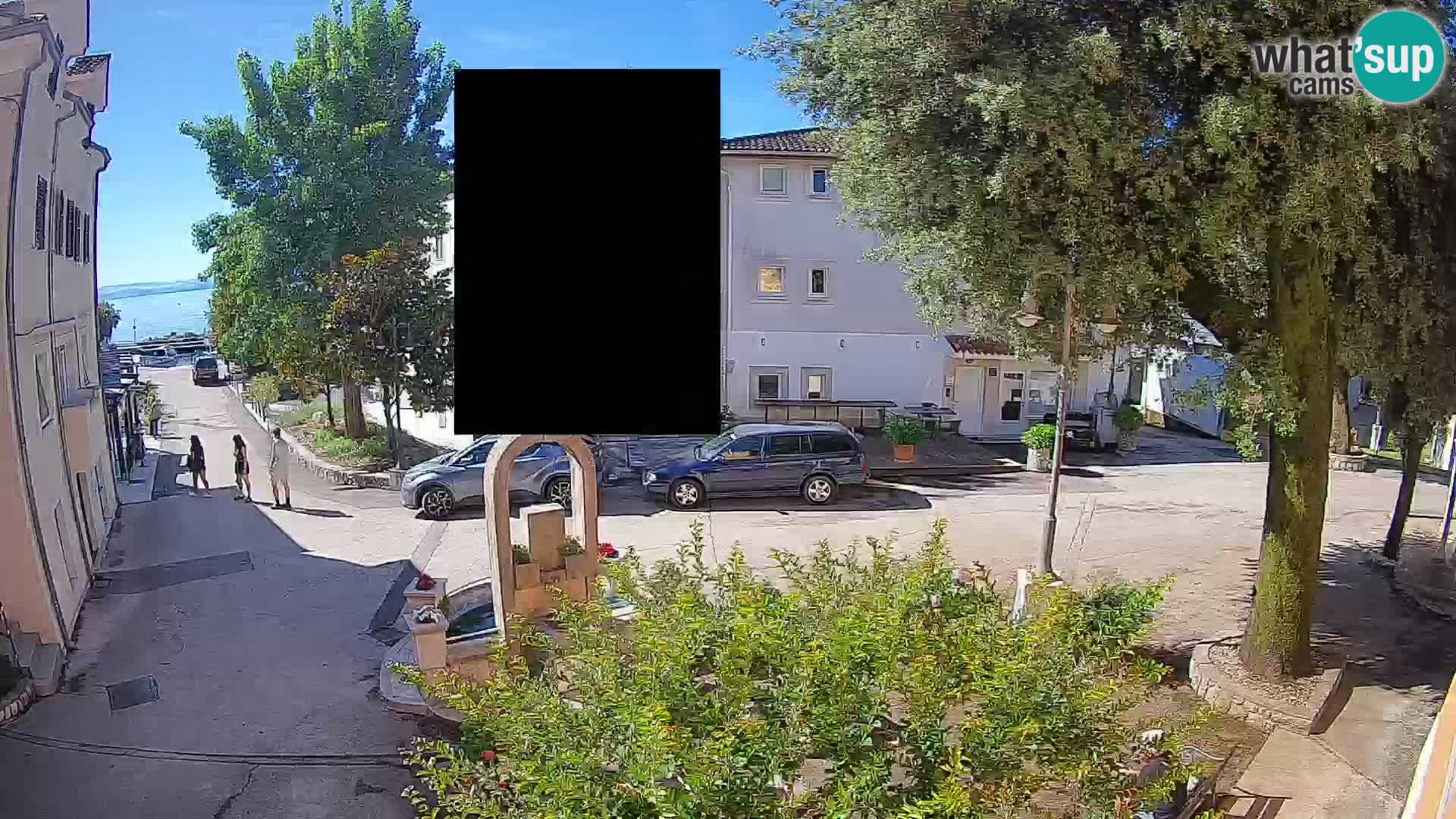 Webcam Mošćenička Draga Center – Live View of the Town Center