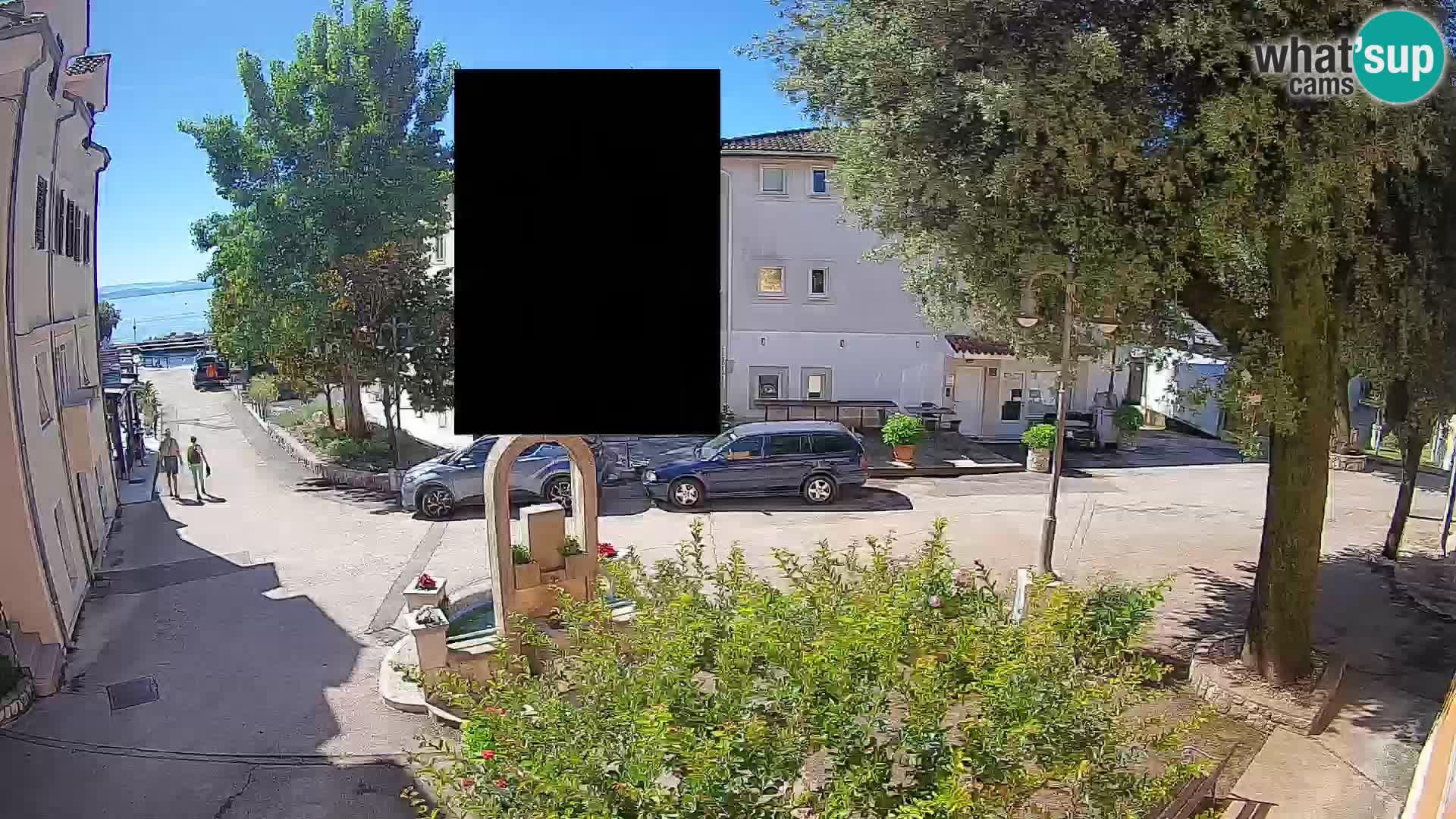 Webcam Centre de Mošćenička Draga – Vue en direct du centre-ville