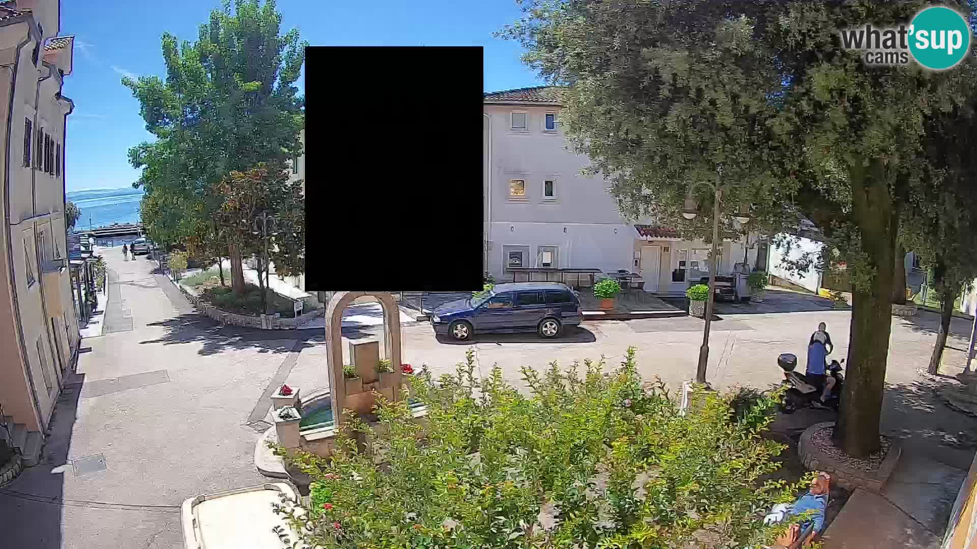 Webcam Mošćenička Draga Zentrum – Liveblick auf das Ortszentrum