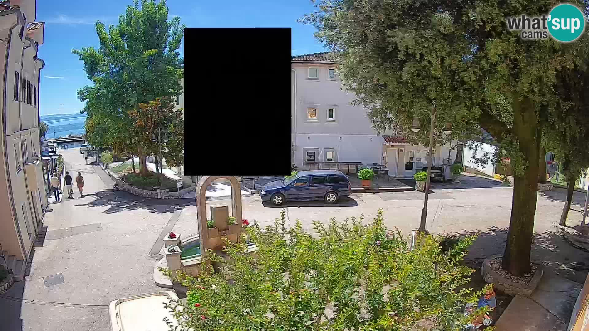 Webcam Centro Draga di Moschiena – Vista live sul centro