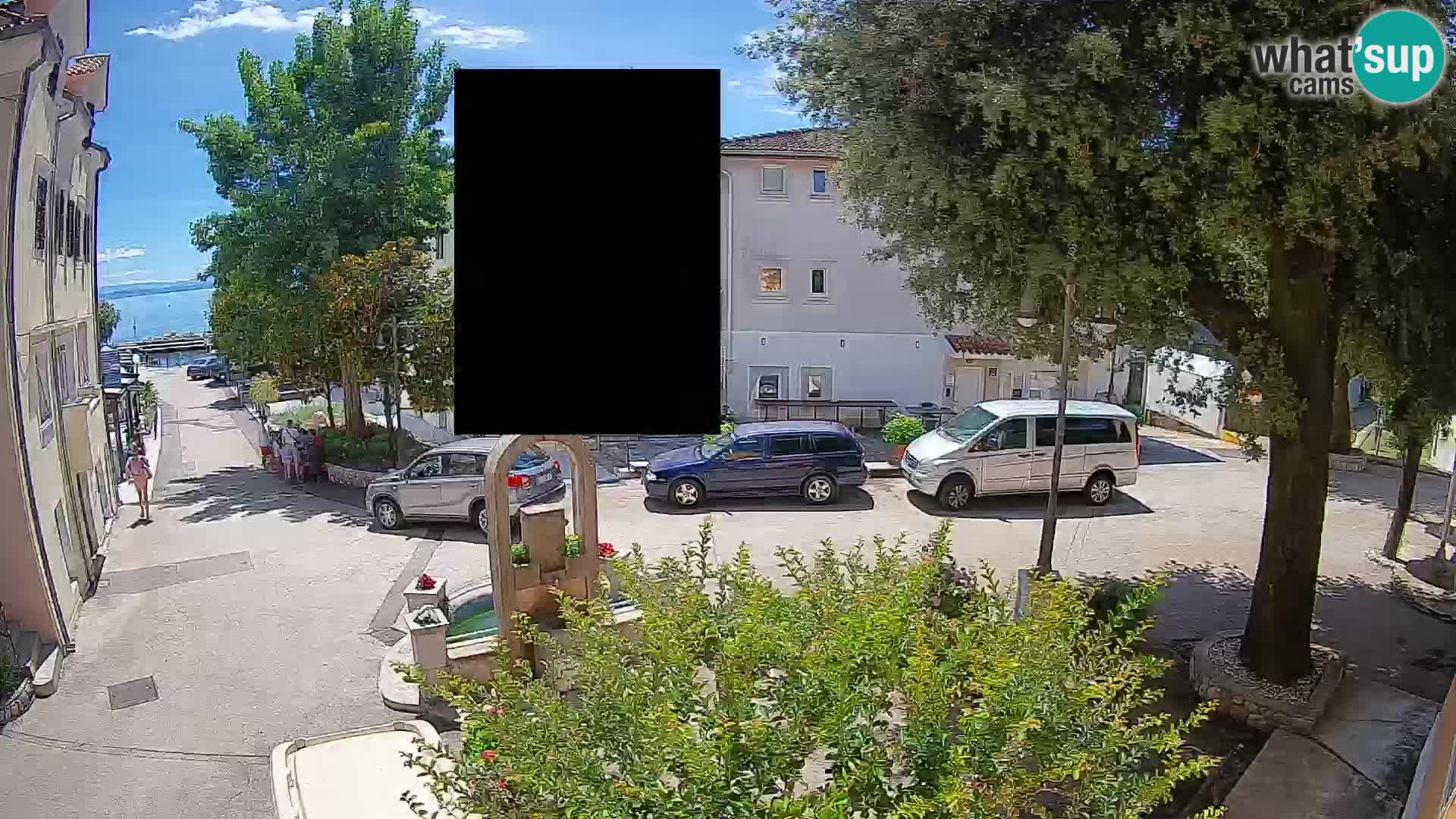 Webcam Mošćenička Draga Center – Live View of the Town Center