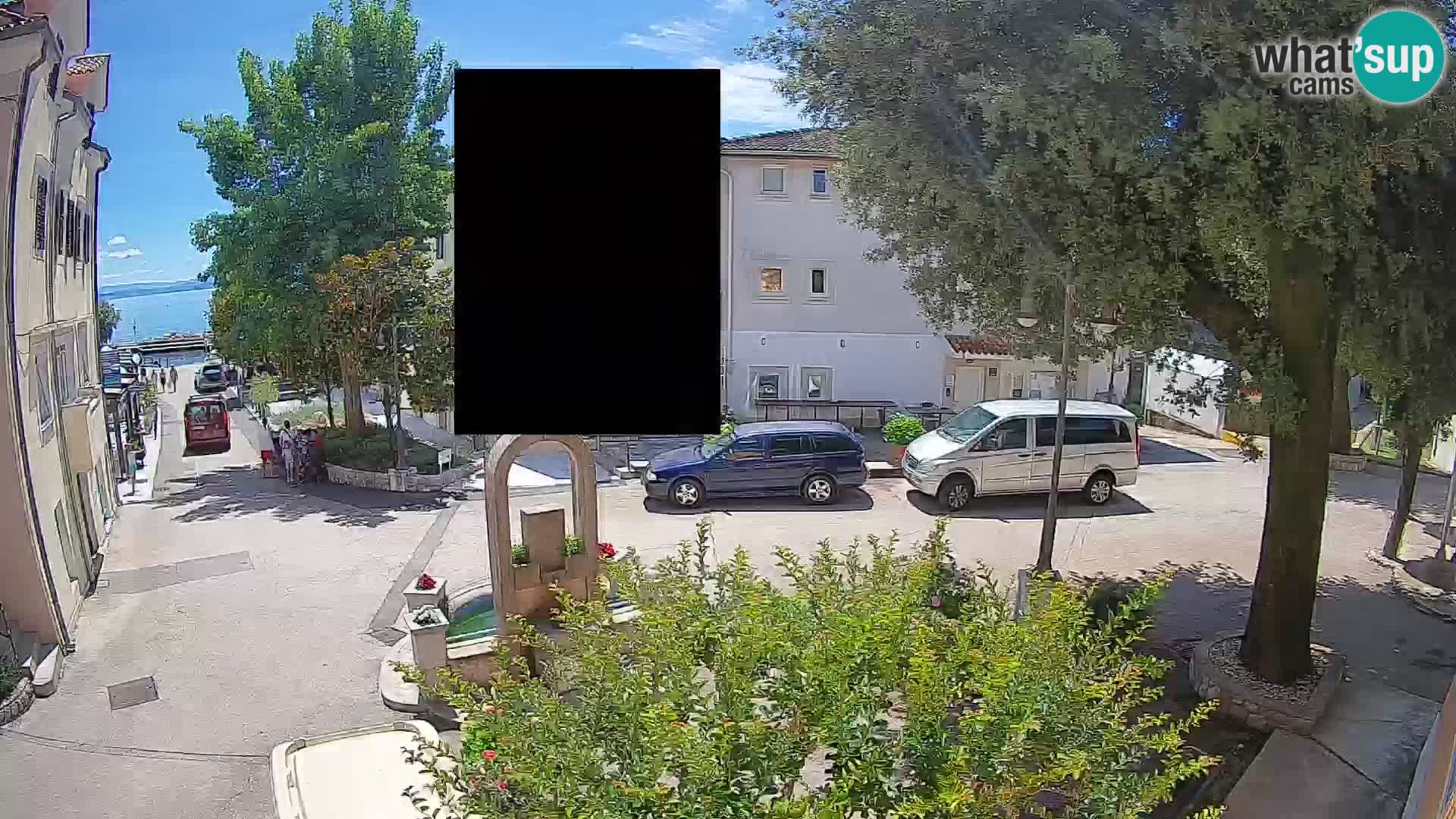 Webcam Mošćenička Draga Zentrum – Liveblick auf das Ortszentrum