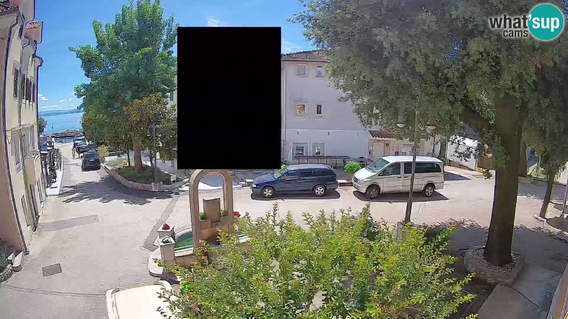 Webcam centre de Mošćenička Draga – Vue en direct du centre-ville