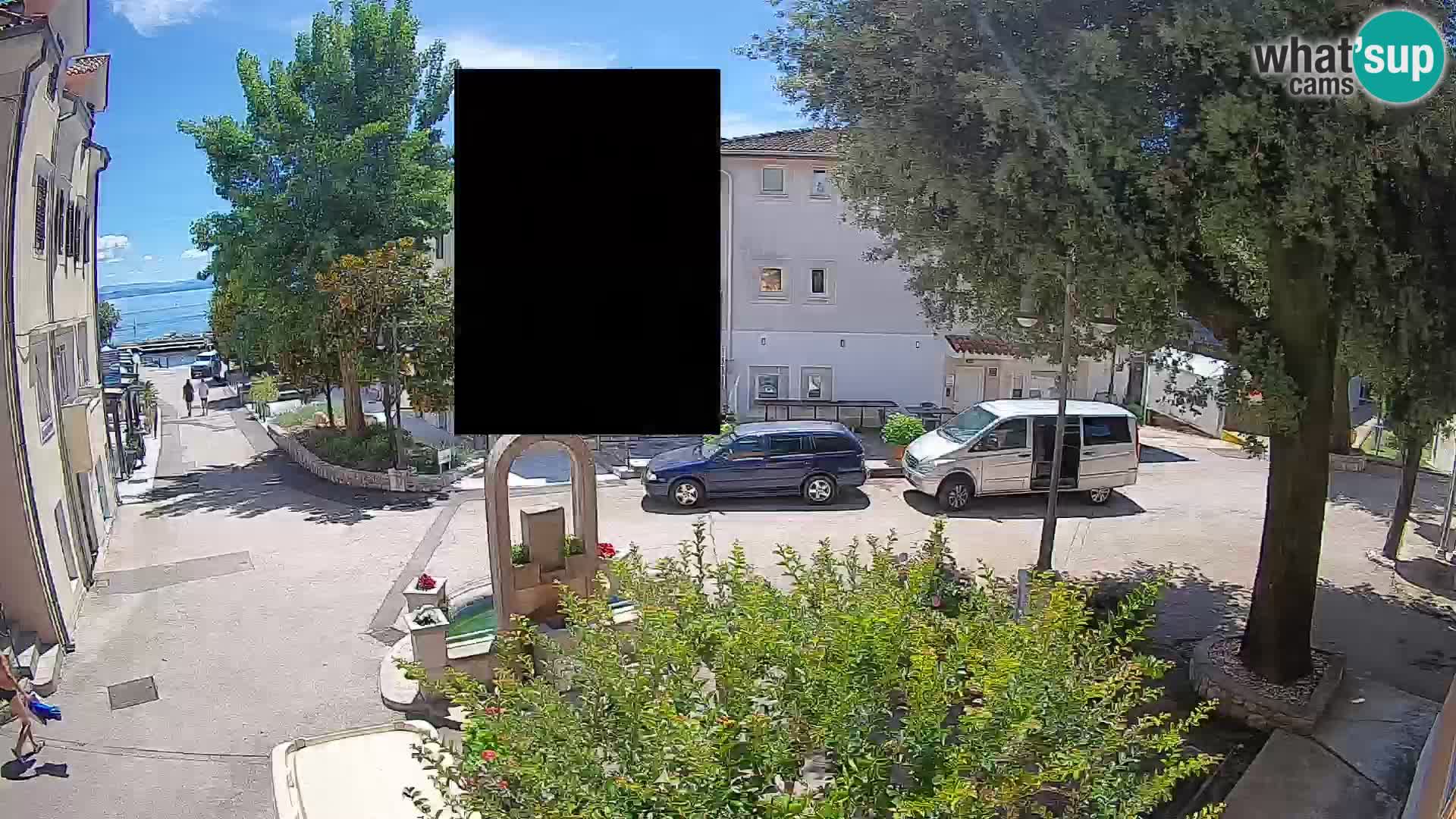 Webcam Centre de Mošćenička Draga – Vue en direct du centre-ville