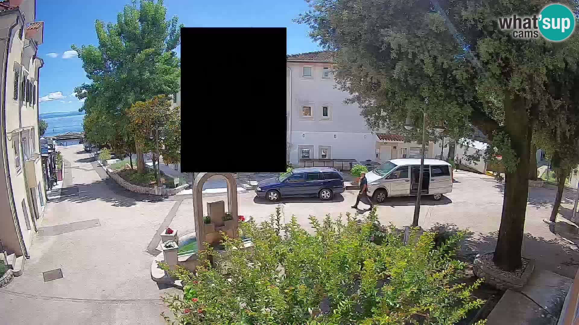 Webcam Centre de Mošćenička Draga – Vue en direct du centre-ville