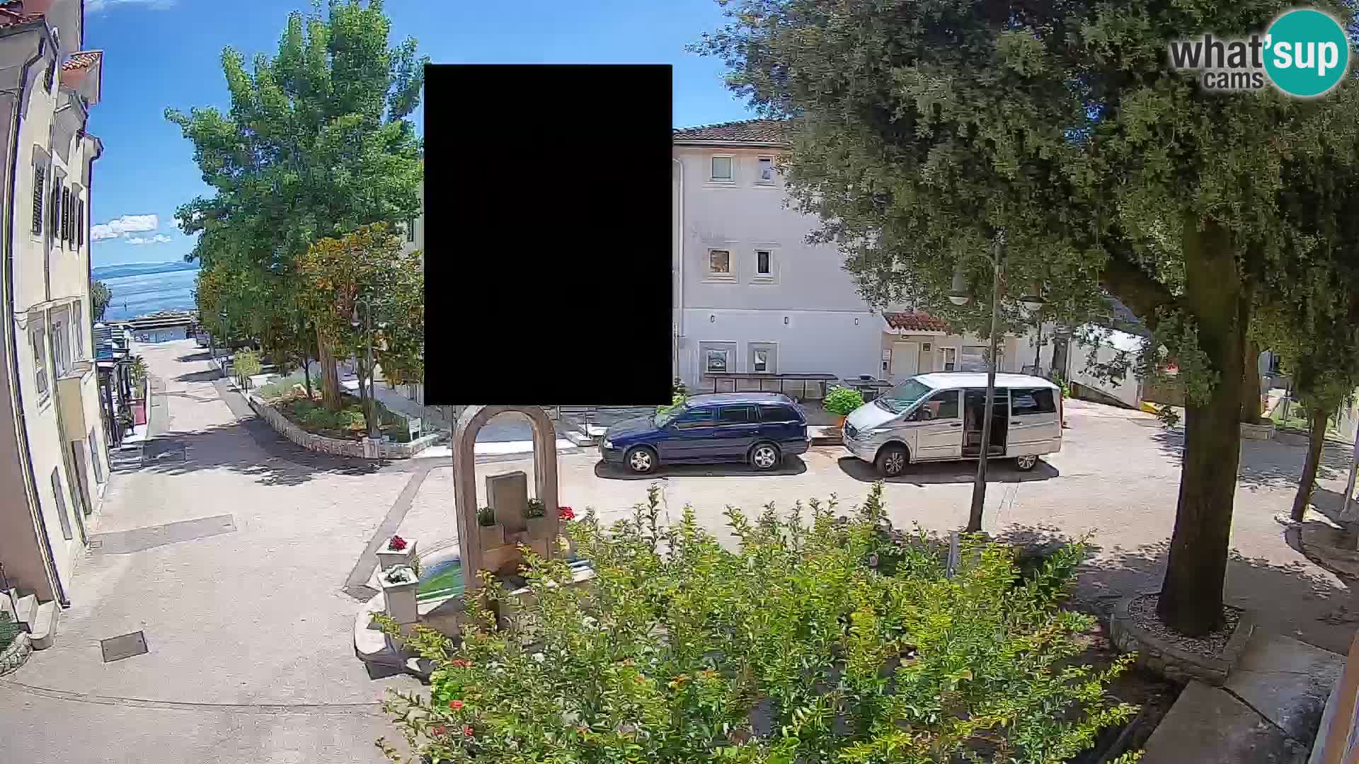 Webcam Centro Draga di Moschiena – Vista live sul centro