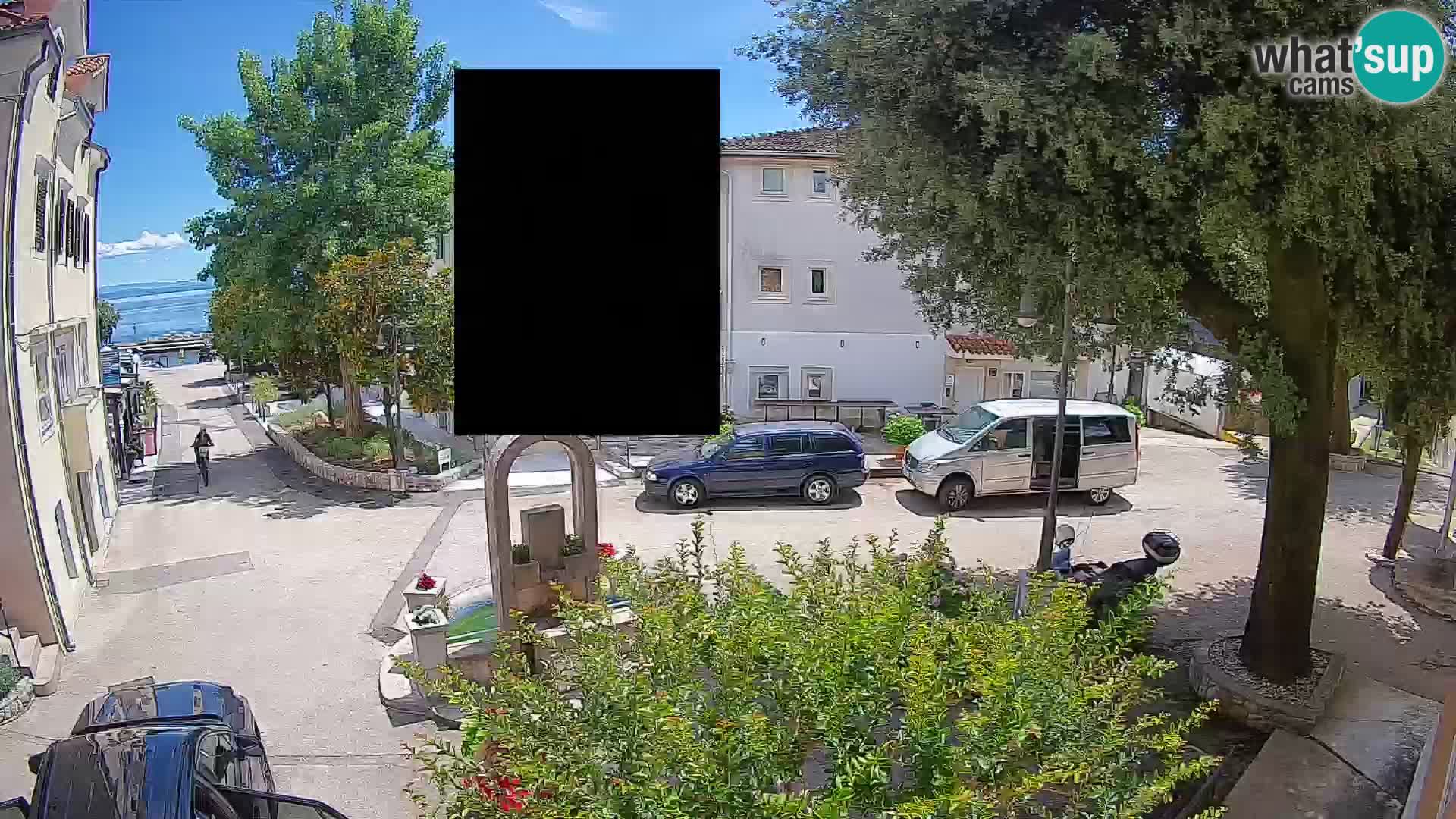 Webcam Centro Draga di Moschiena – Vista live sul centro