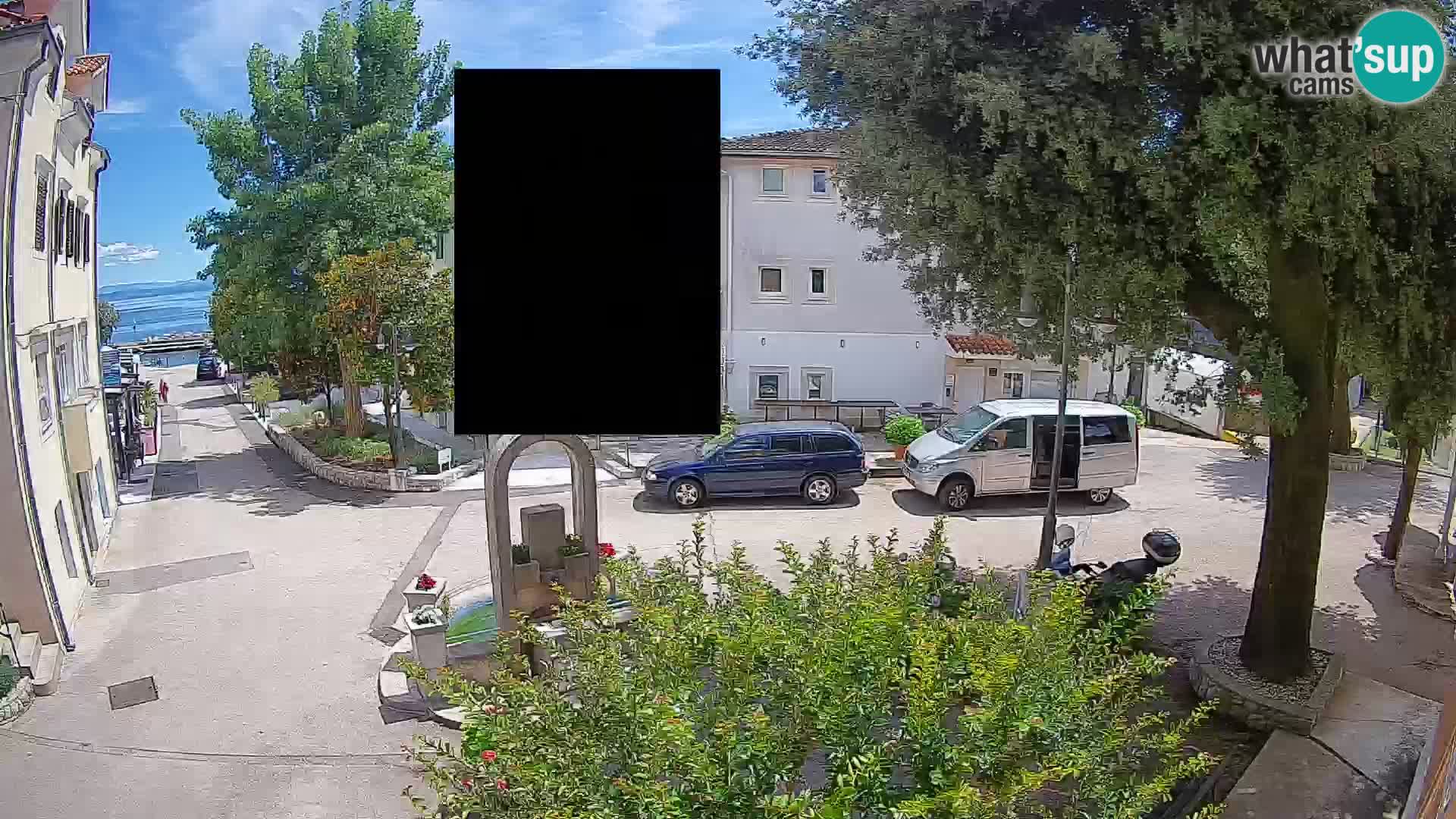 Webcam Centre de Mošćenička Draga – Vue en direct du centre-ville