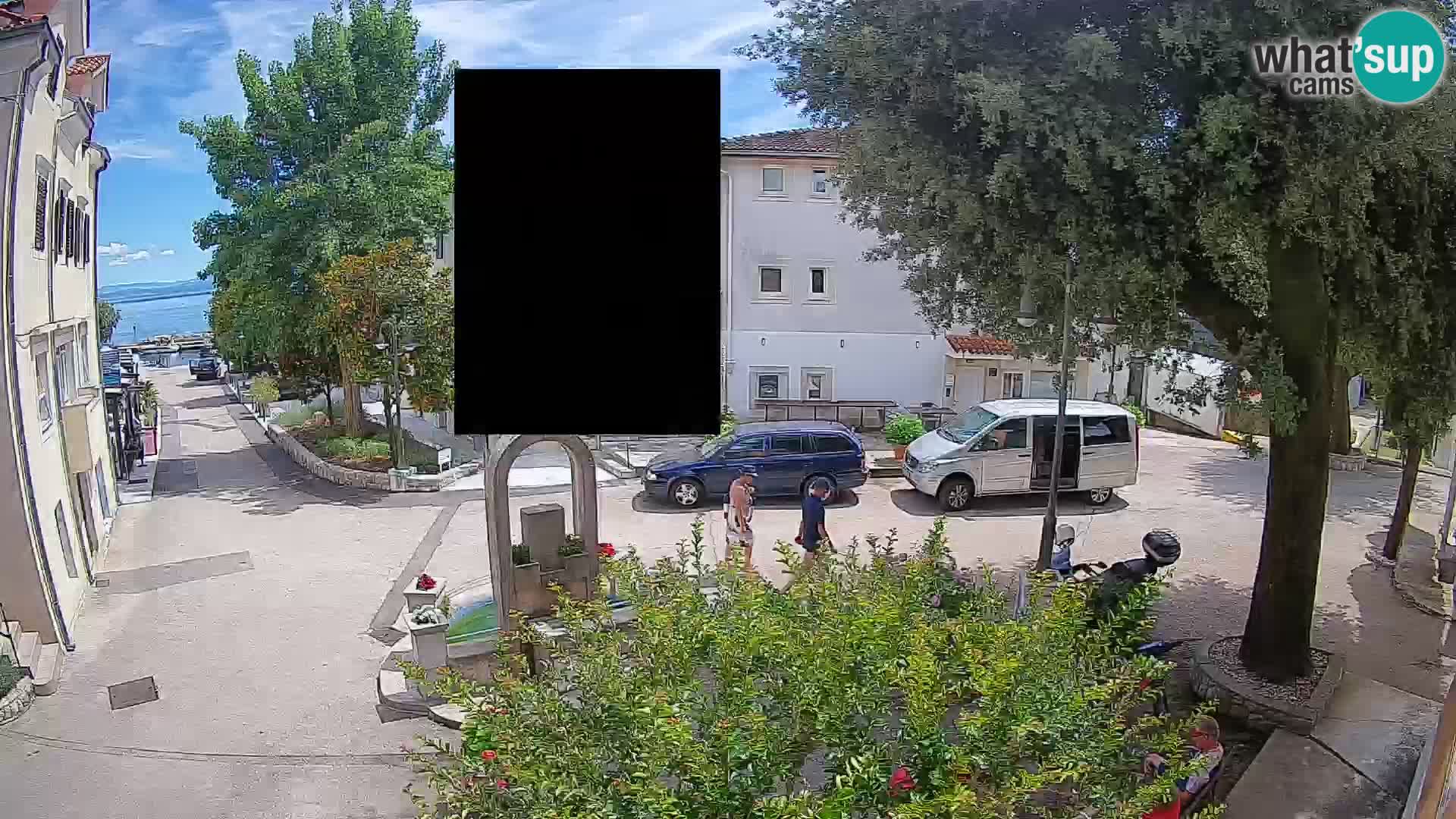 Webcam centre de Mošćenička Draga – Vue en direct du centre-ville