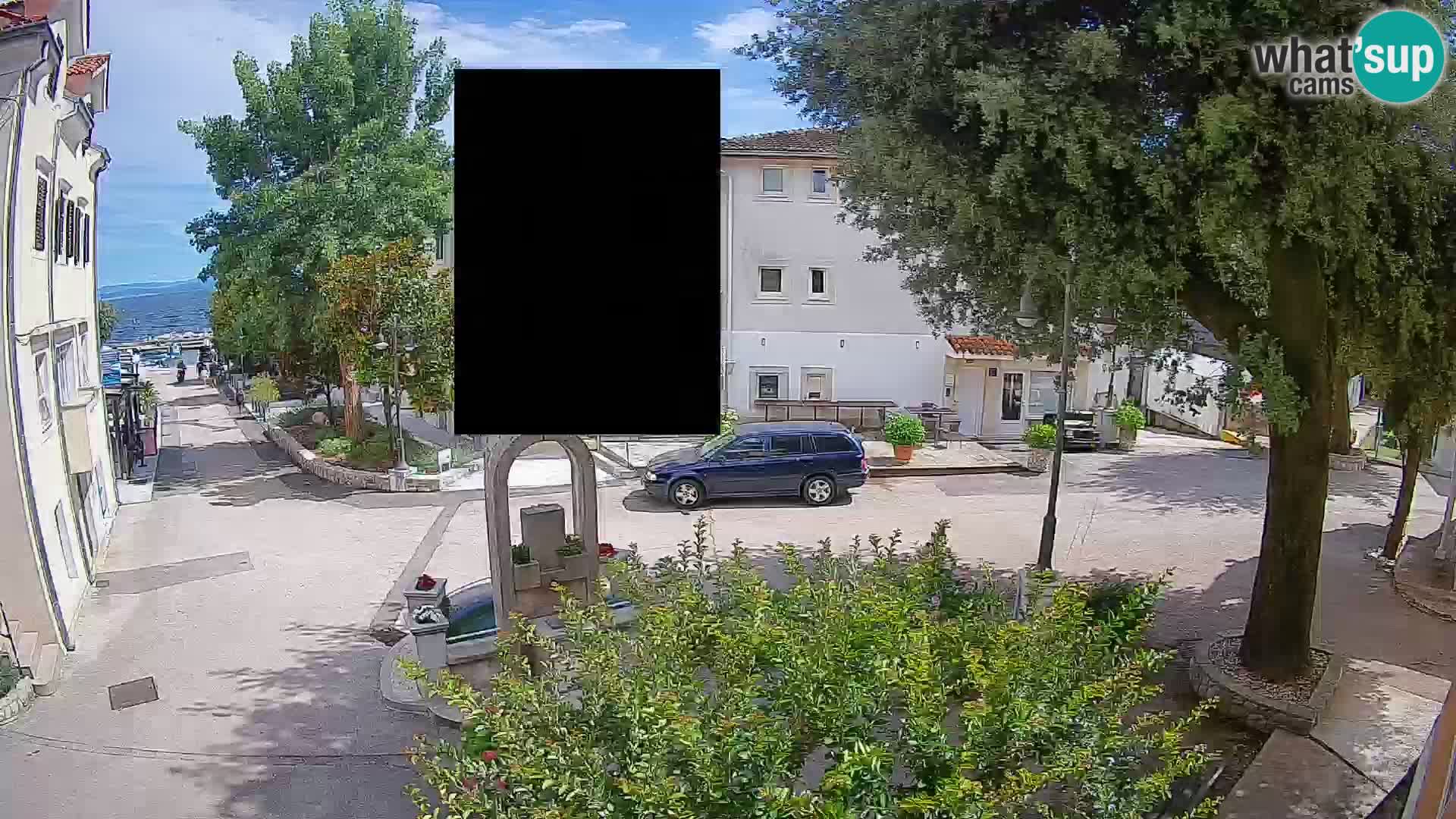 Webcam centre de Mošćenička Draga – Vue en direct du centre-ville