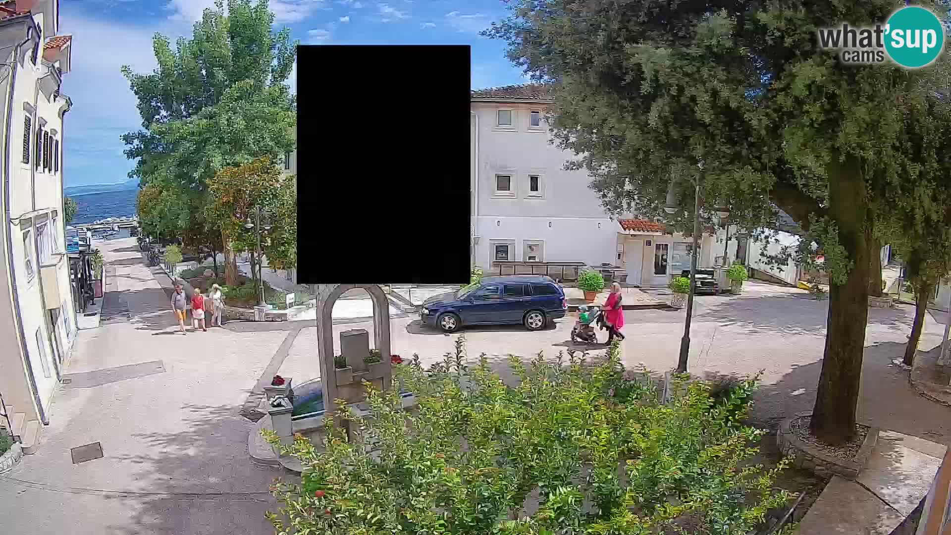 Webcam Centro Draga di Moschiena – Vista live sul centro