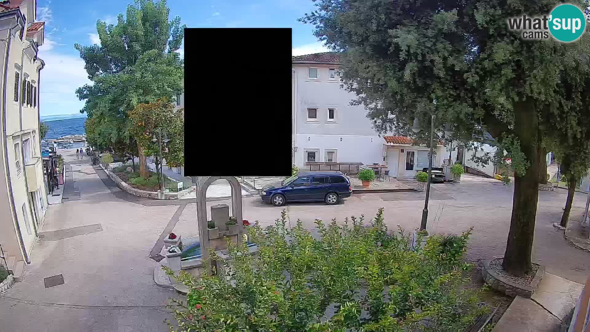 Webcam Centro Draga di Moschiena – Vista live sul centro