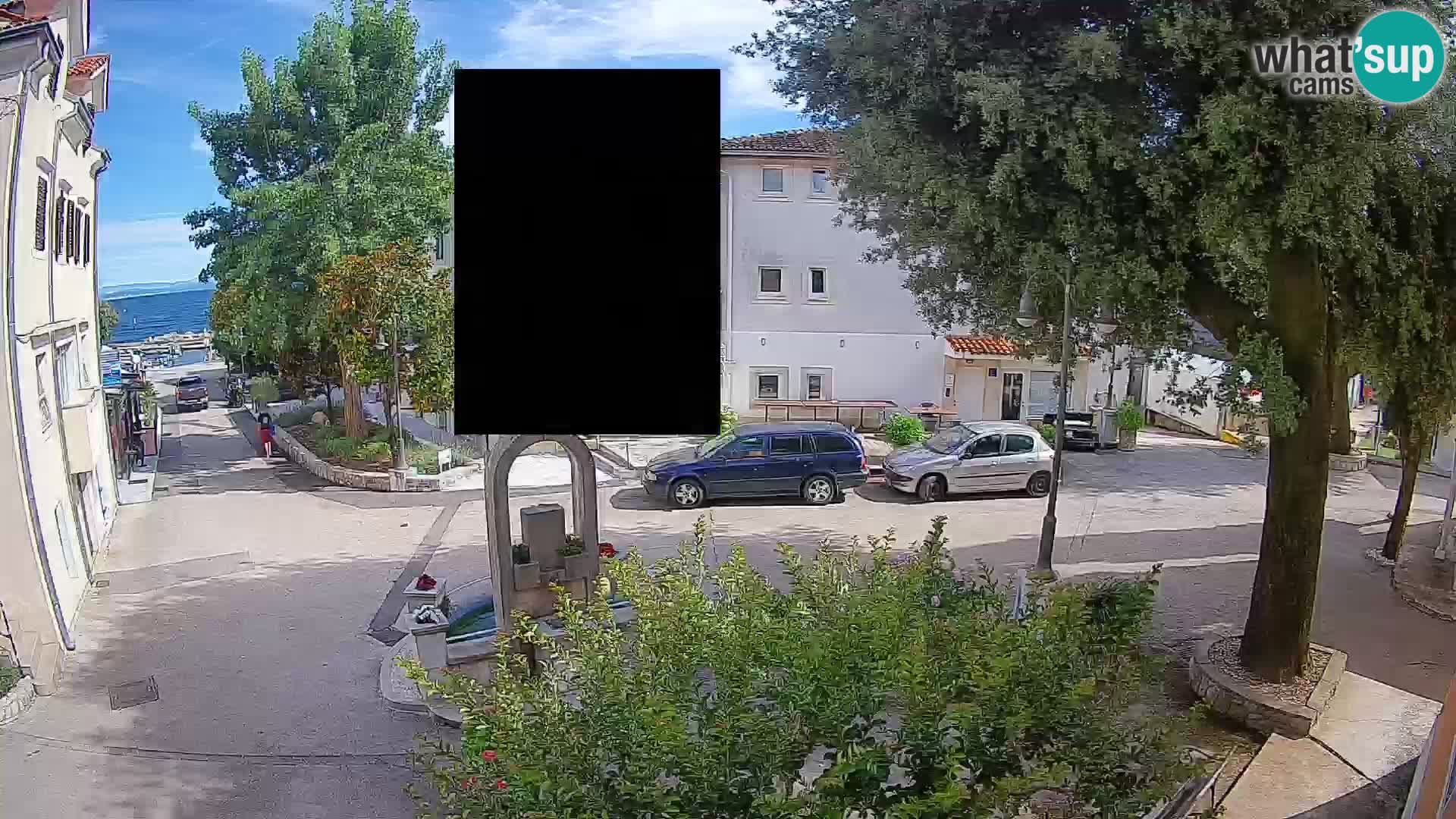 Webcam centre de Mošćenička Draga – Vue en direct du centre-ville