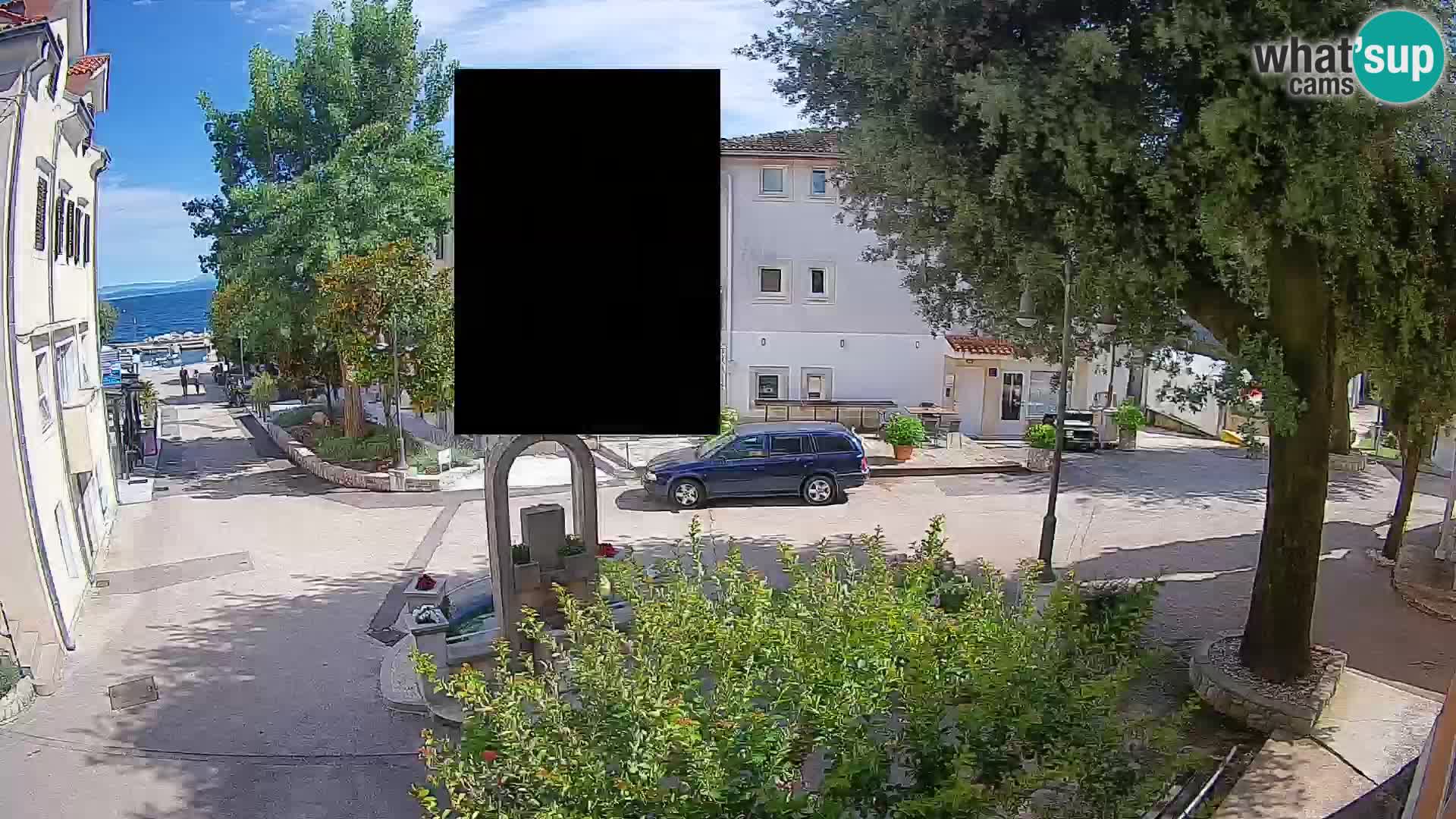 Webcam Centre de Mošćenička Draga – Vue en direct du centre-ville