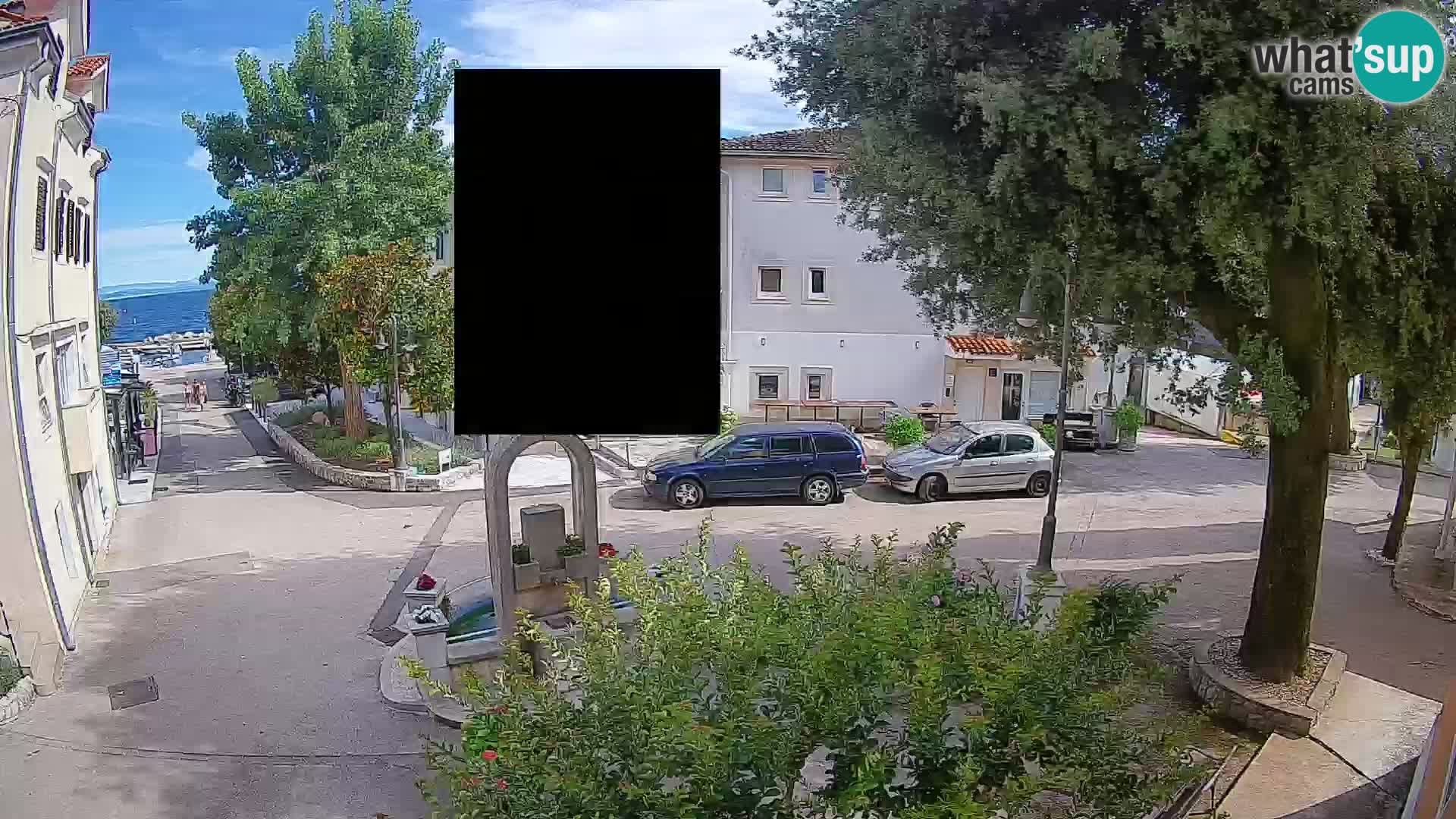 Webcam Centro Draga di Moschiena – Vista live sul centro