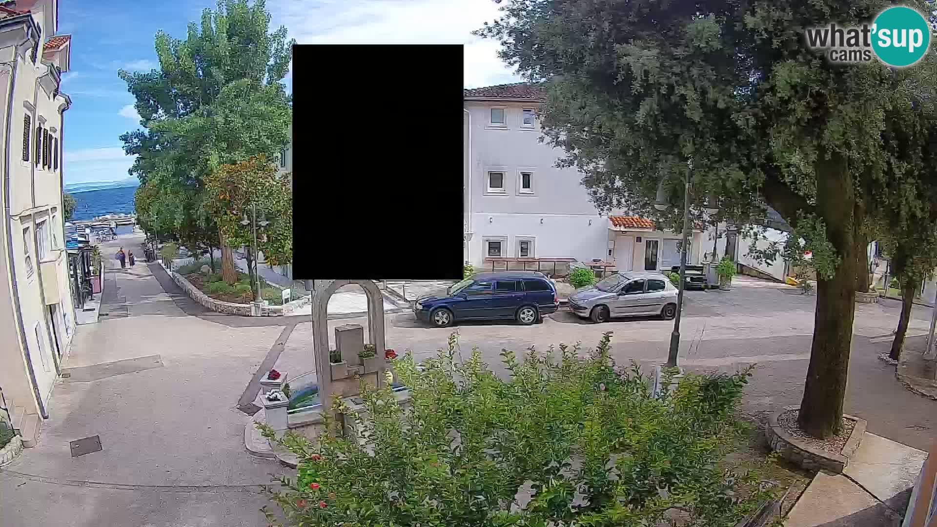 Webcam Mošćenička Draga Center – Live View of the Town Center