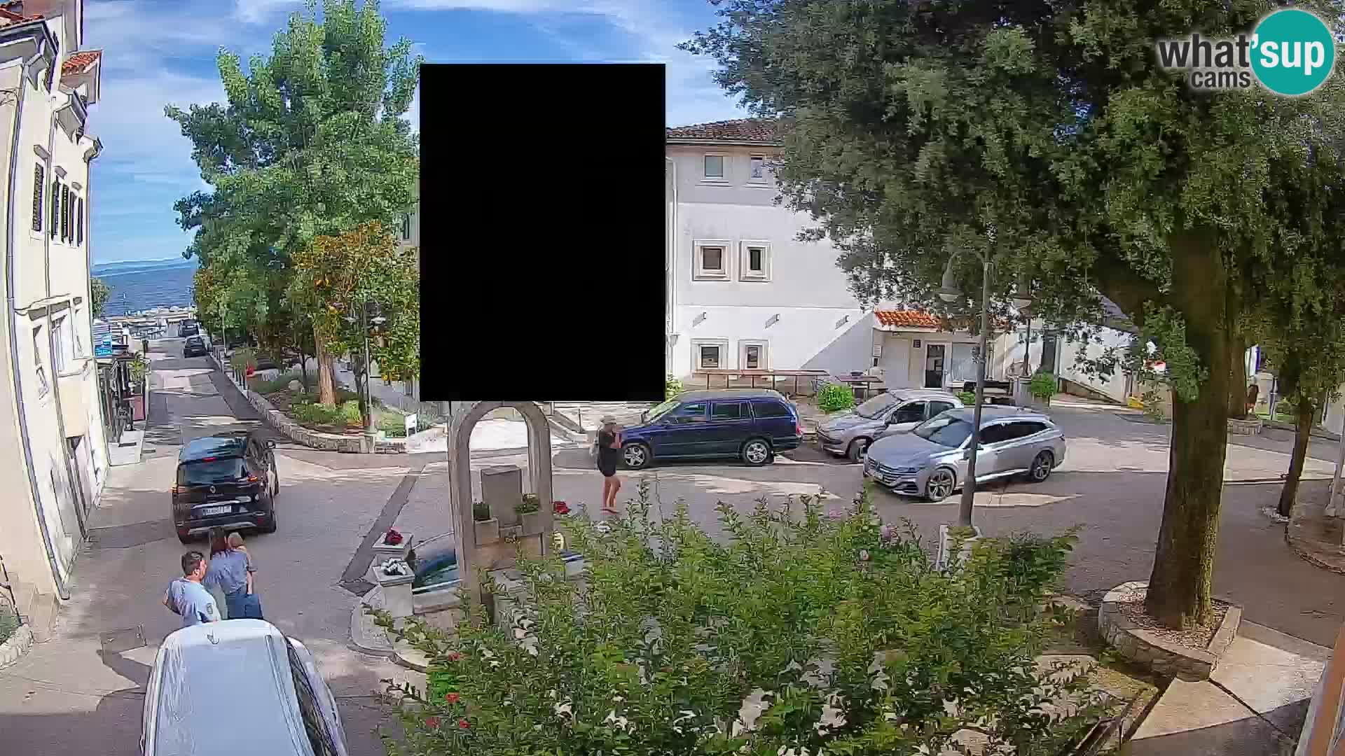 Webcam Centro Draga di Moschiena – Vista live sul centro