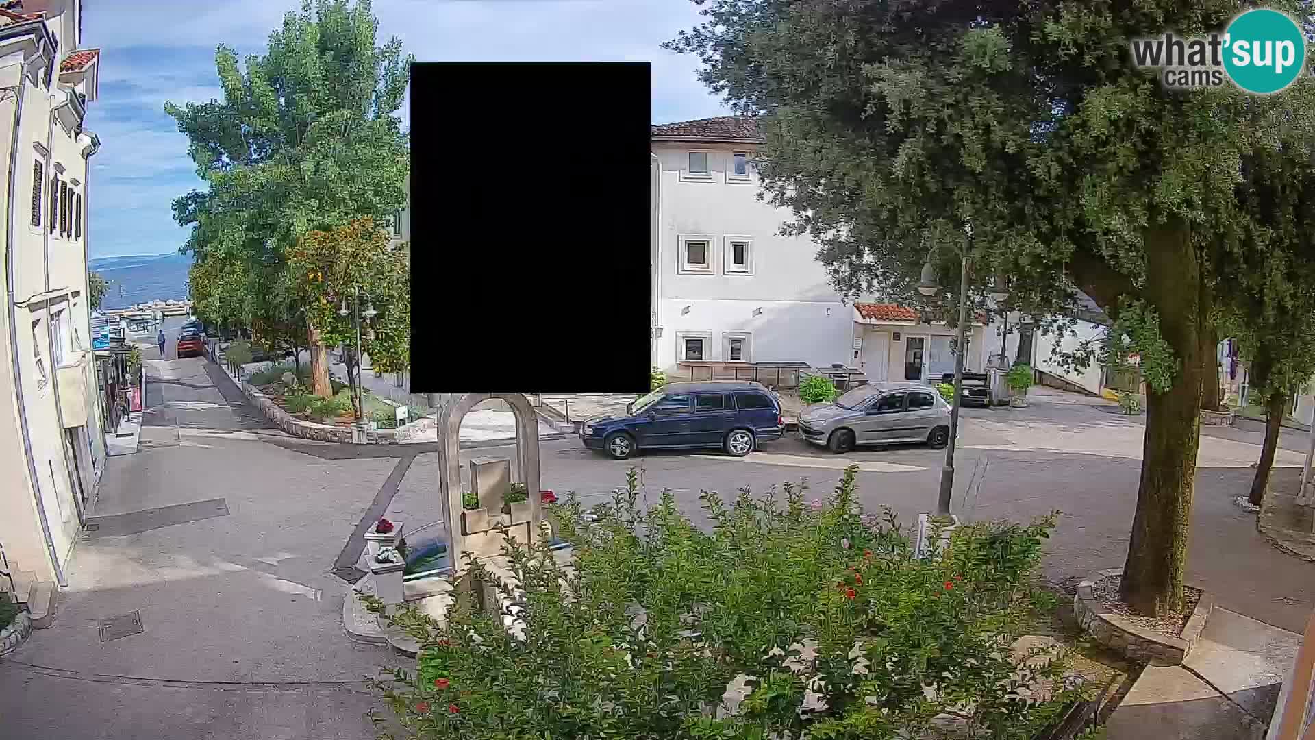 Web kamera centar Mošćeničke Drage – Pogled uživo