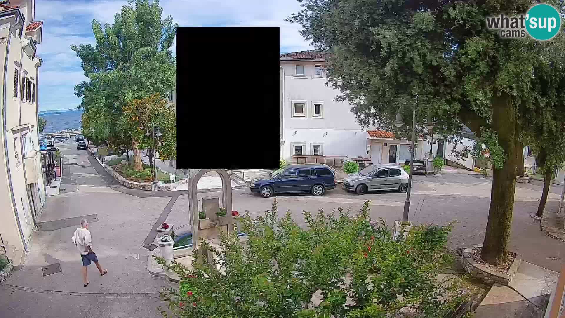 Webcam Centro Draga di Moschiena – Vista live sul centro