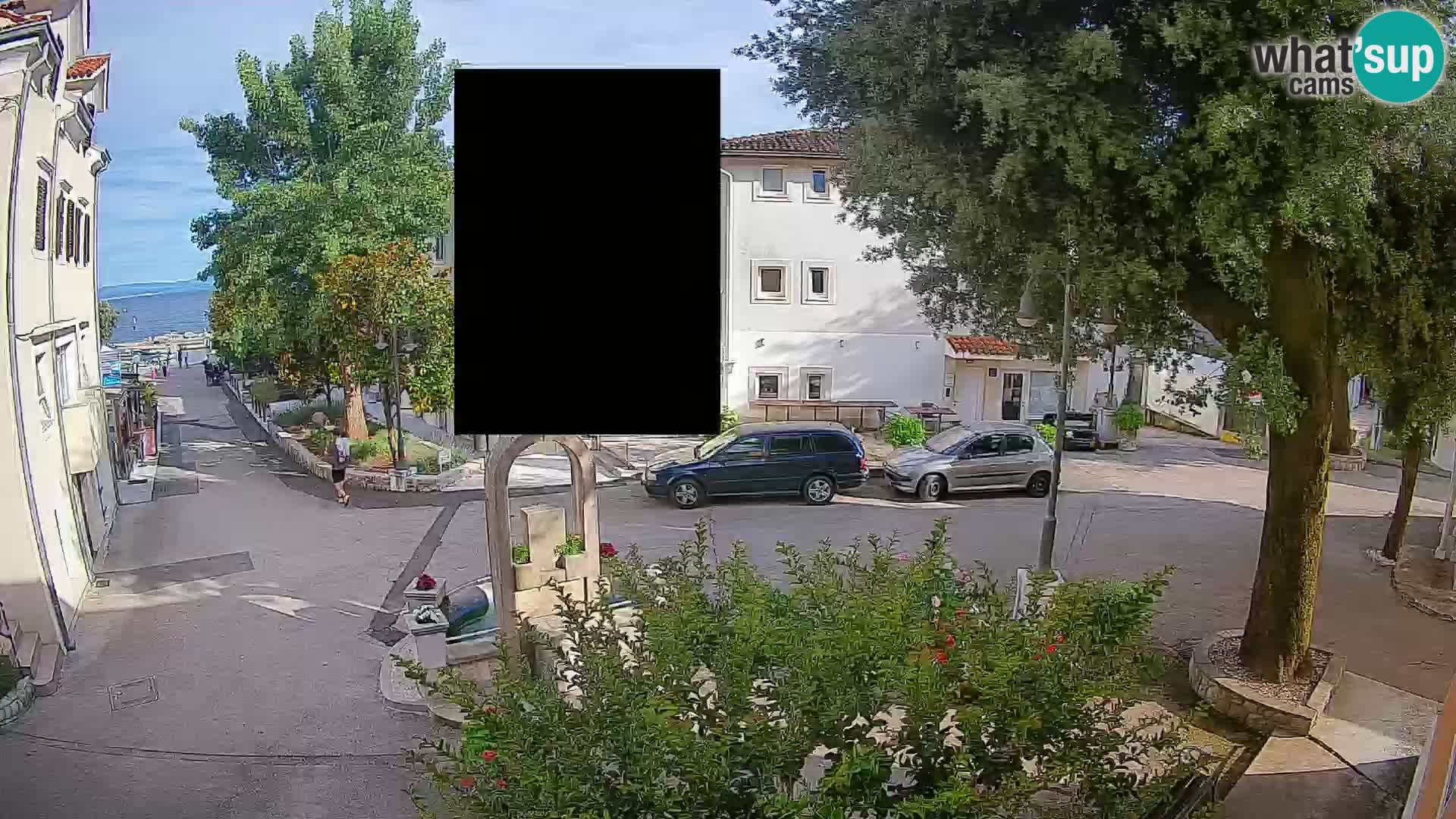 Webcam centre de Mošćenička Draga – Vue en direct du centre-ville