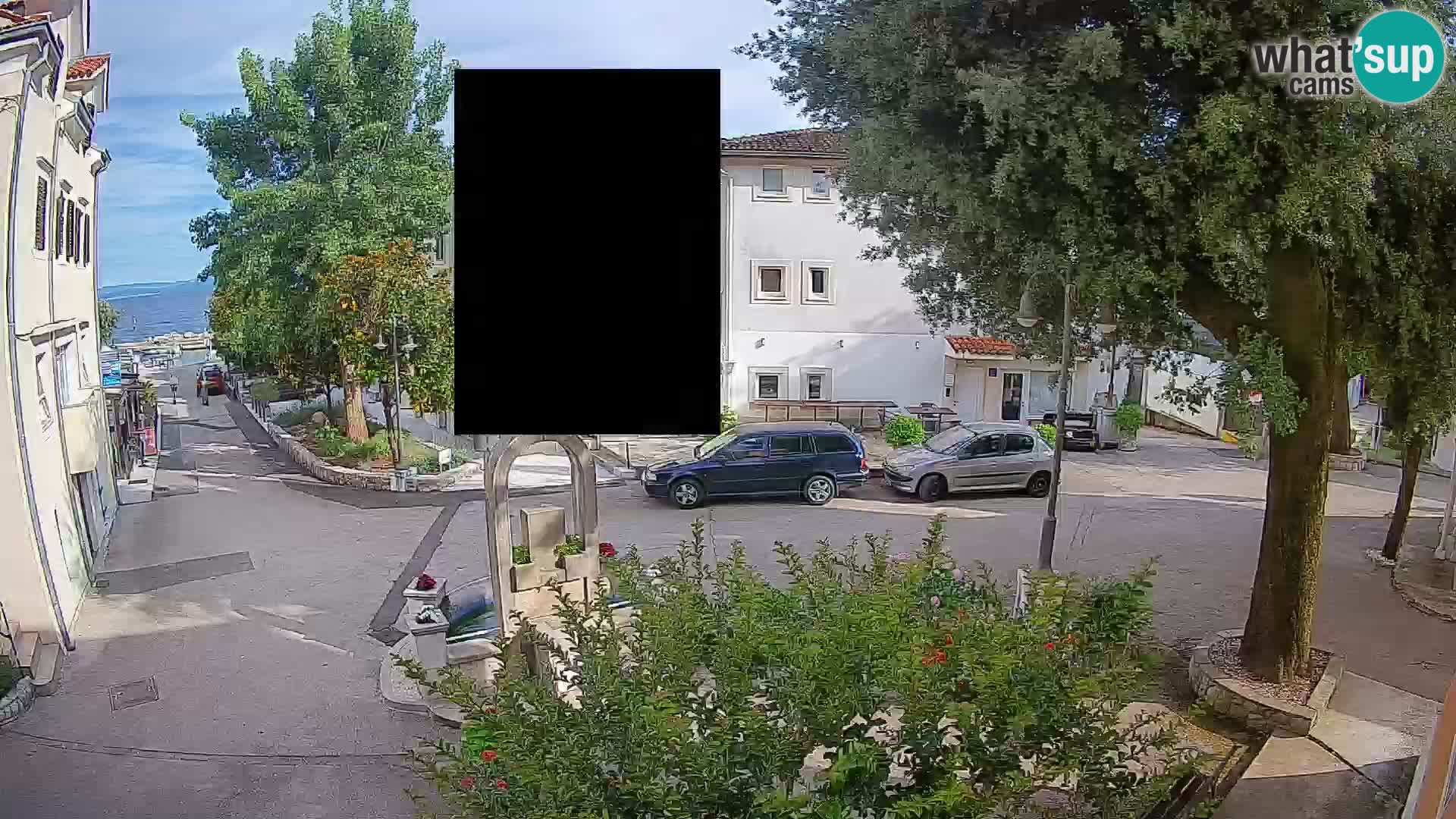 Web kamera centar Mošćeničke Drage – Pogled uživo