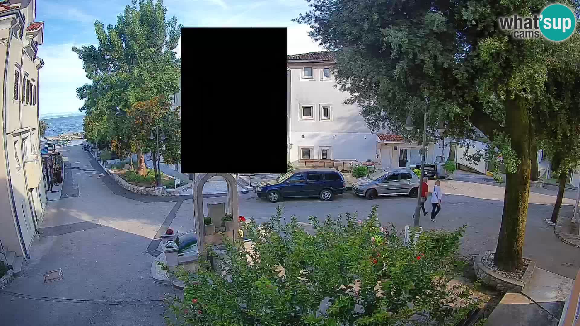 Webcam Centro Draga di Moschiena – Vista live sul centro