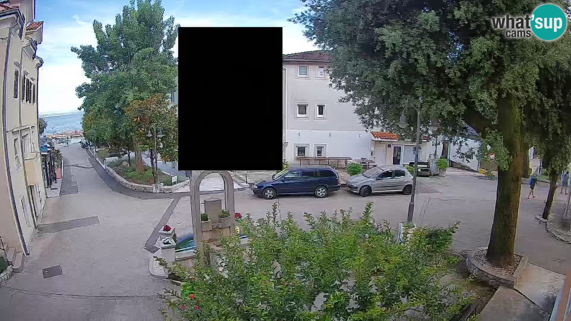 Webcam centre de Mošćenička Draga – Vue en direct du centre-ville