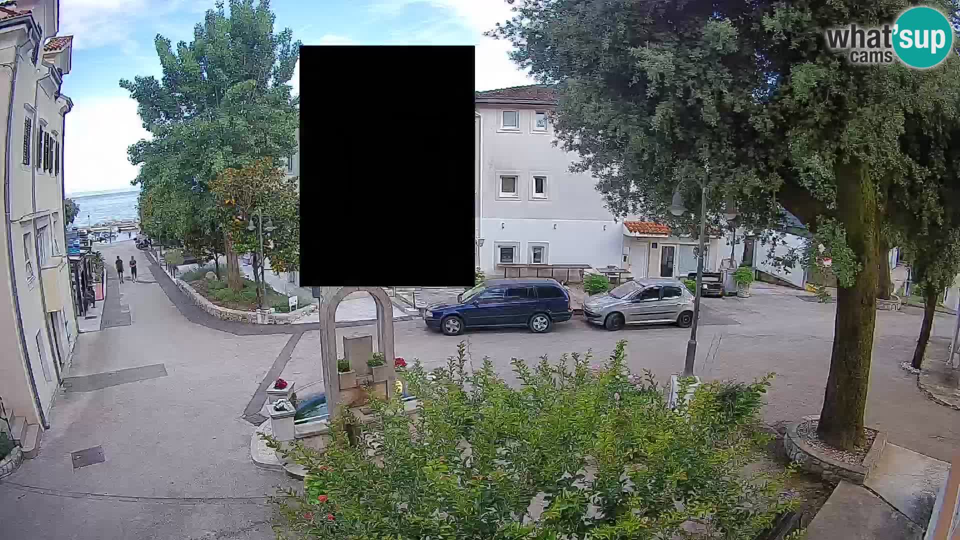Web kamera centar Mošćeničke Drage – Pogled uživo