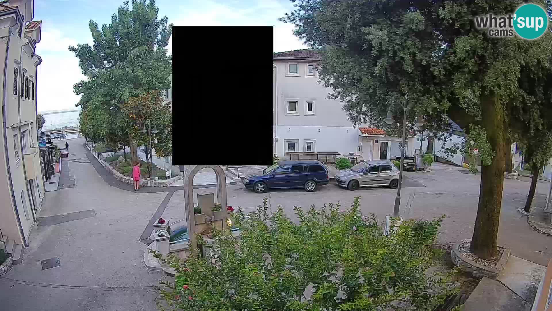 Webcam centre de Mošćenička Draga – Vue en direct du centre-ville