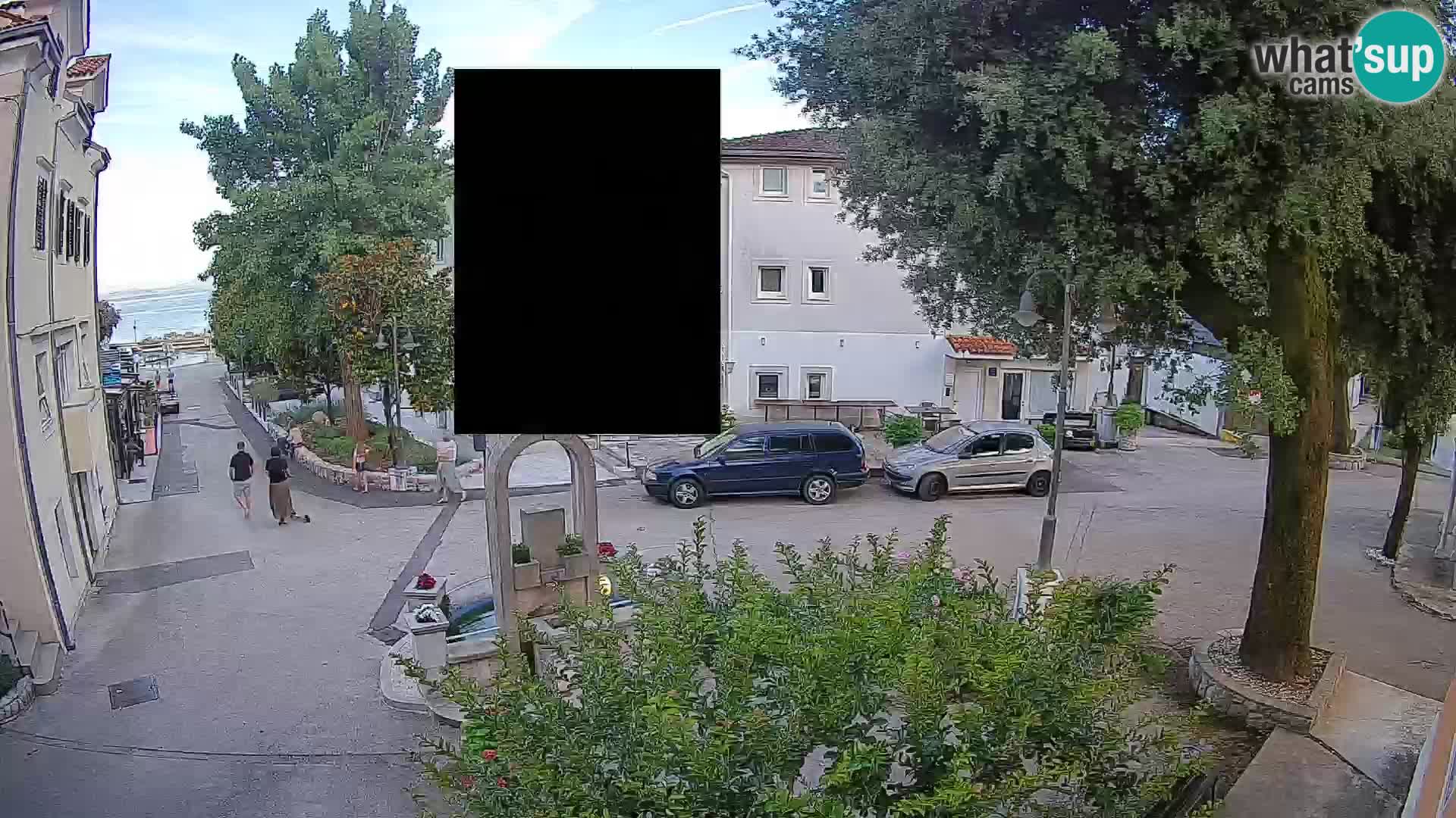 Webcam Centre de Mošćenička Draga – Vue en direct du centre-ville