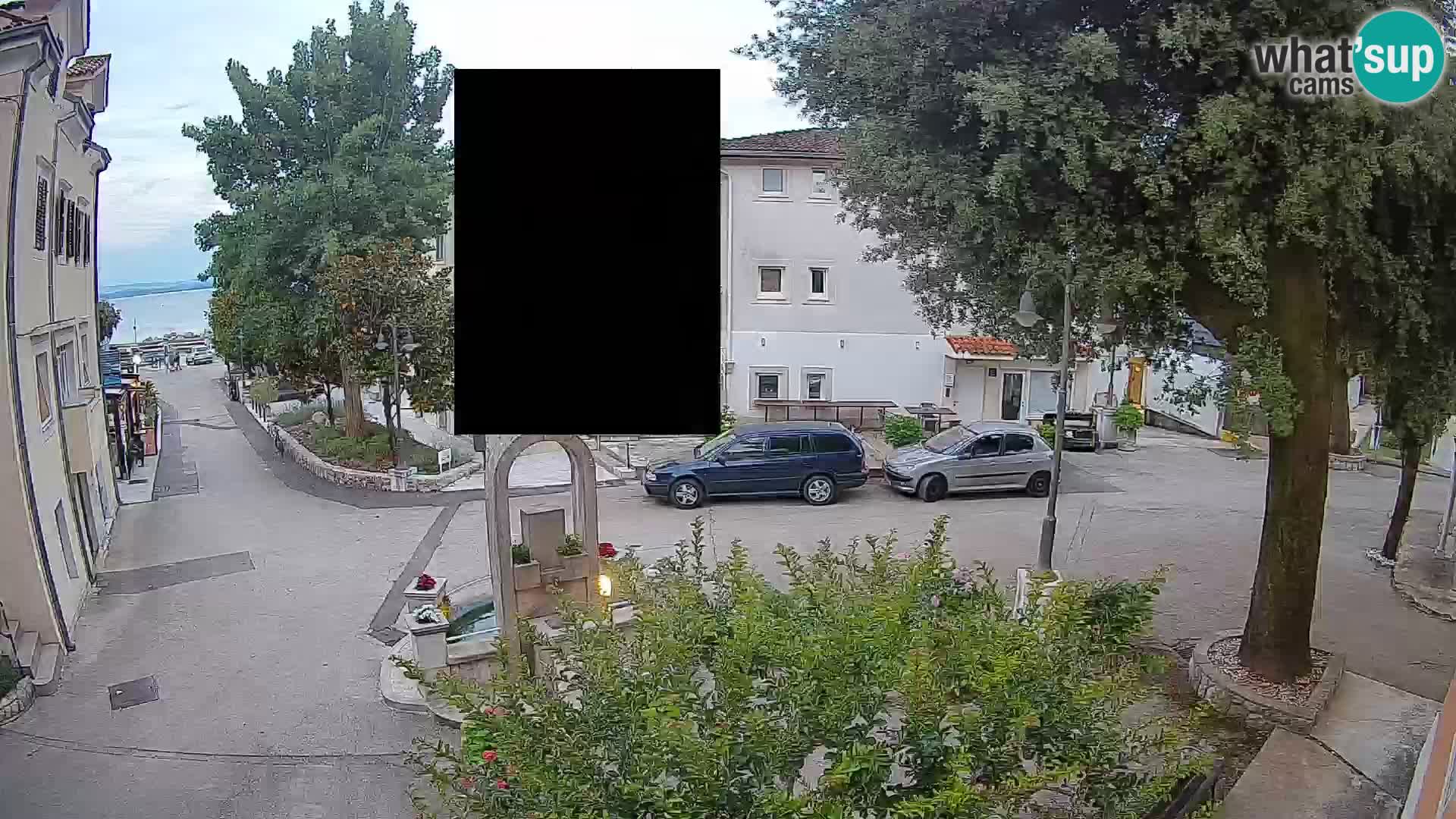 Webcam Mošćenička Draga Center – Live View of the Town Center