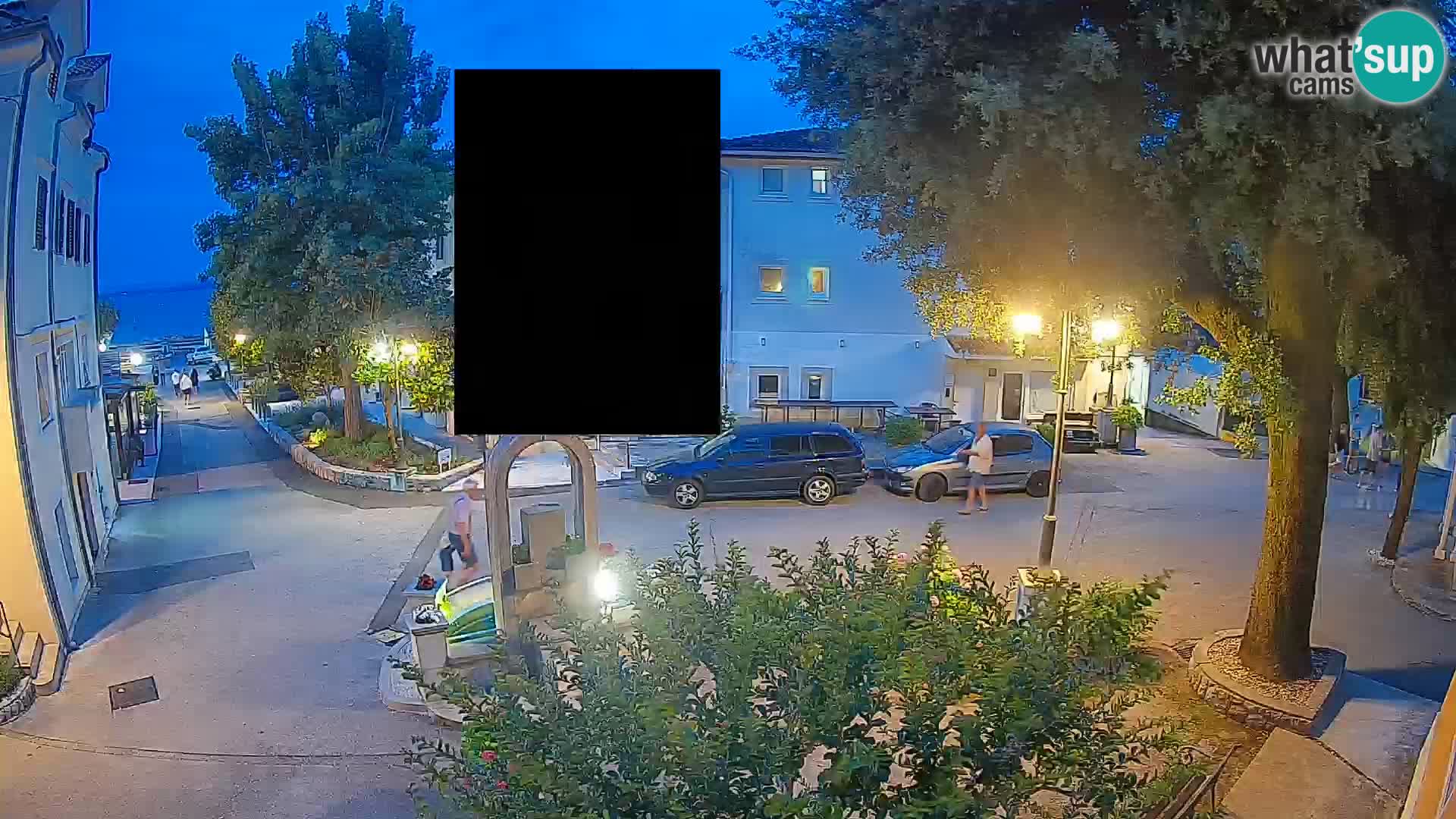 Webcam centre de Mošćenička Draga – Vue en direct du centre-ville